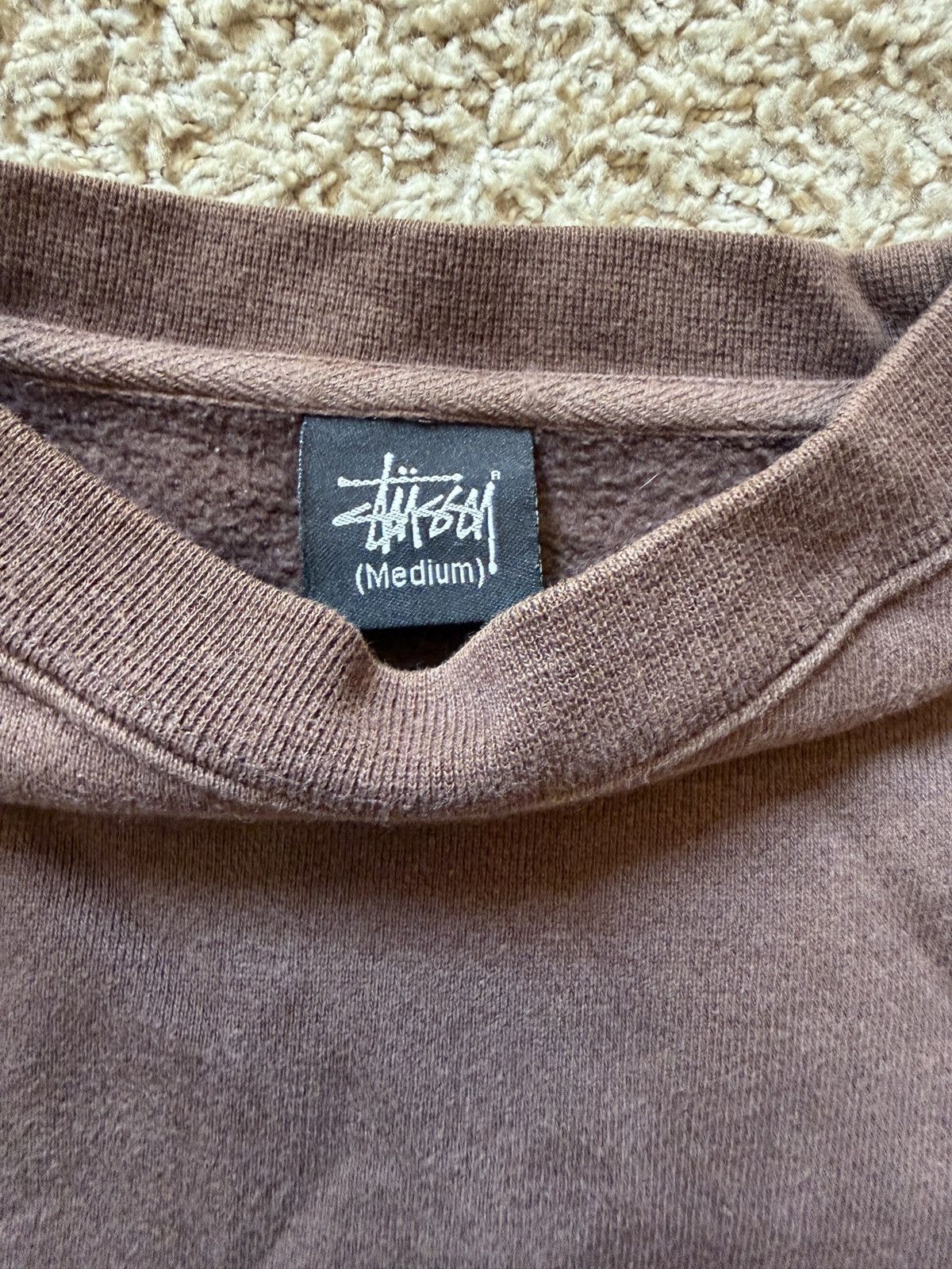 Stussy Stussy Brown Crewneck Size M Size US M / EU 48-50 / 2 - 3 Thumbnail