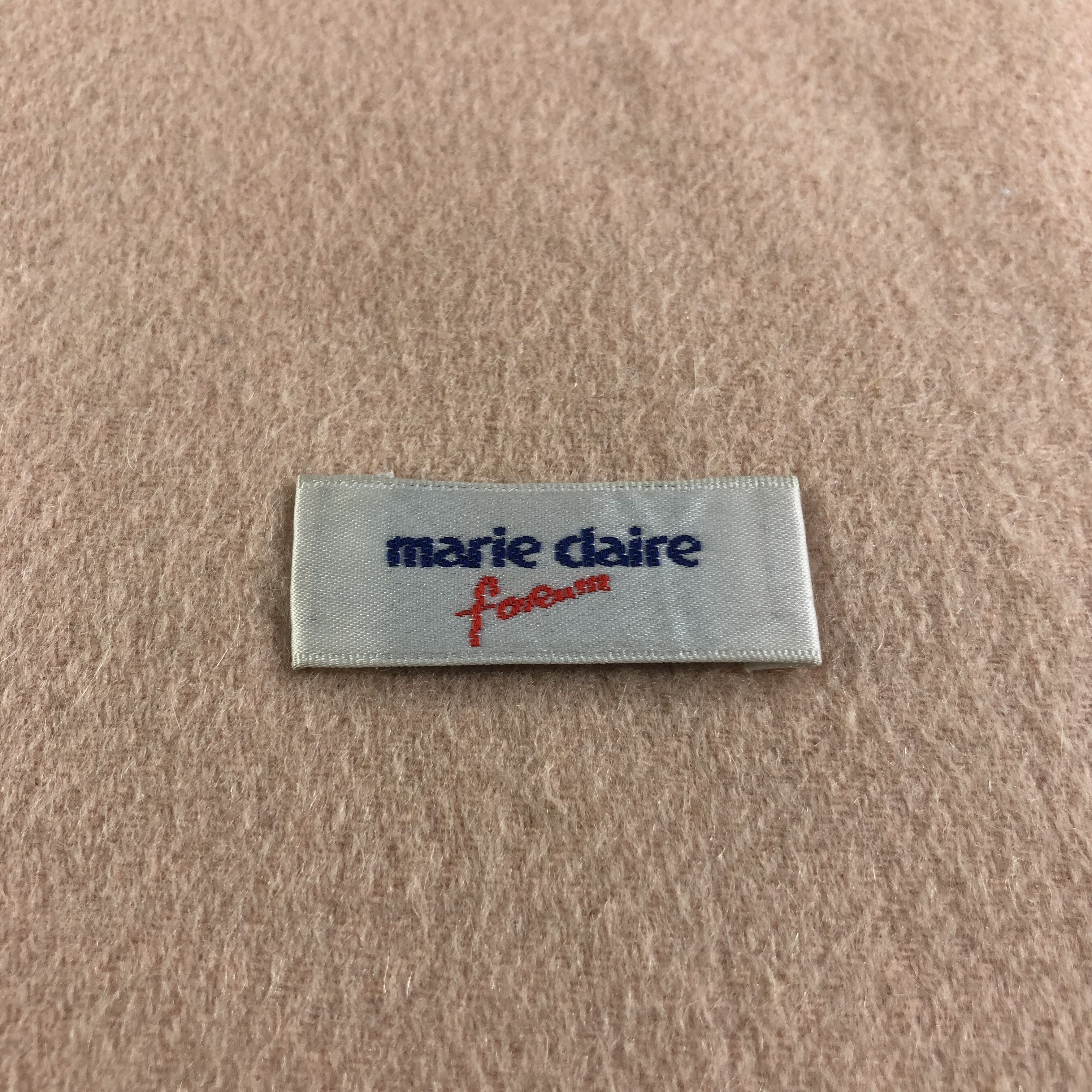 Vintage Marie Claire Plain Wool Scarf Muffler V1523 Size ONE SIZE - 4 Thumbnail
