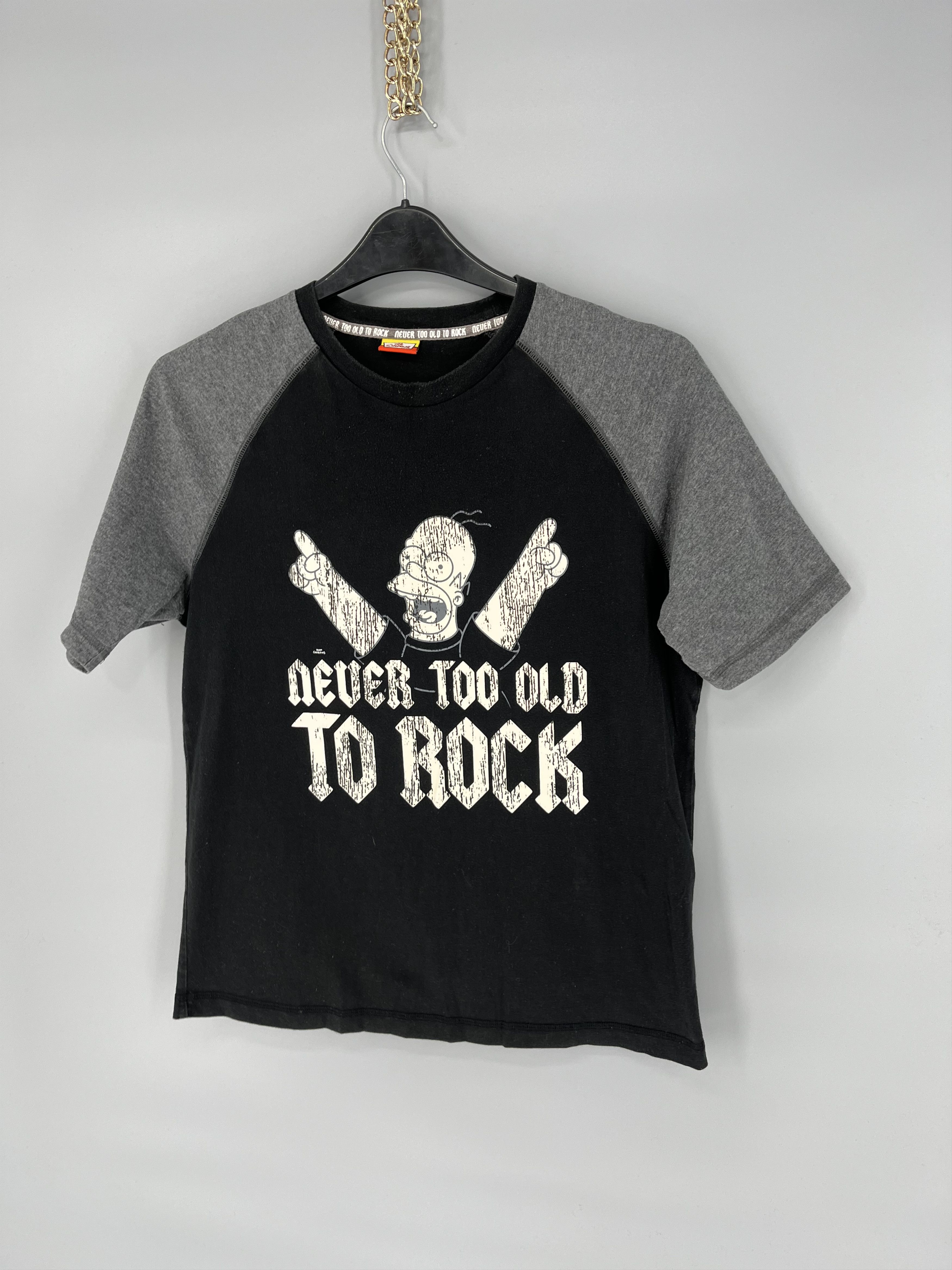 The Simpsons Vintage Y2K The Simpsons Never Too To Rock 2006 Size US M / EU 48-50 / 2 - 3 Thumbnail