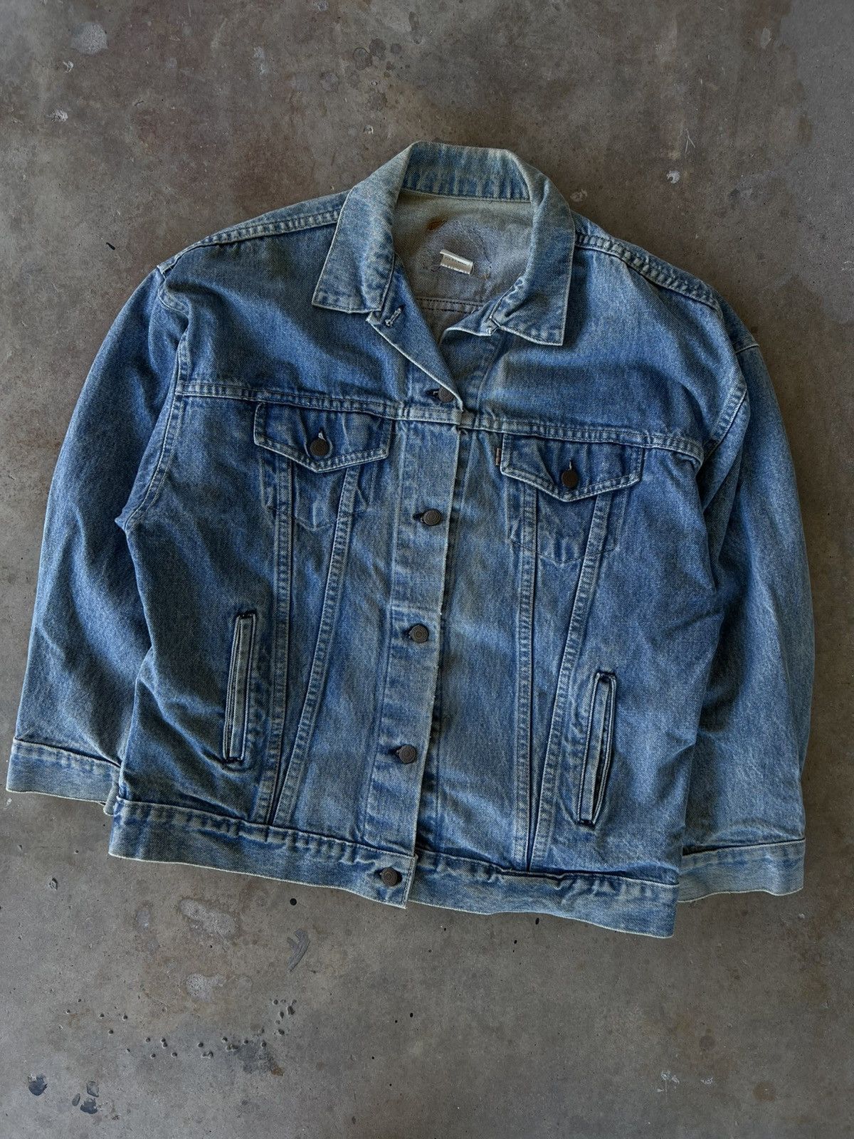 Levi's Vintage 80’s Made in USA 🇺🇸 Levi’s Workwear Denim Jacket Size US L / EU 52-54 / 3 - 2 Thumbnail