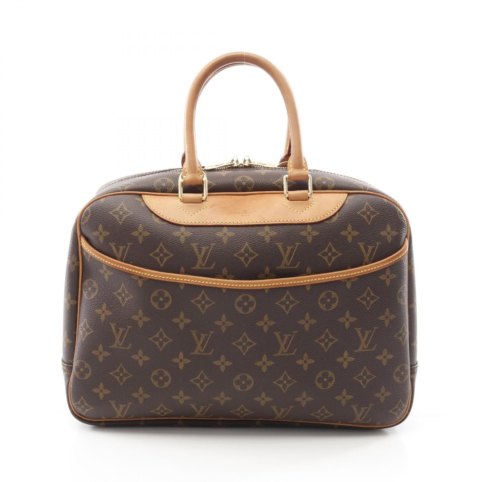 Louis Vuitton Louis Vuitton Louis Vuitton Deauville Monogram Handbag Canvas Vanity Bag M47270 Size ONE SIZE - 1 Thumbnail