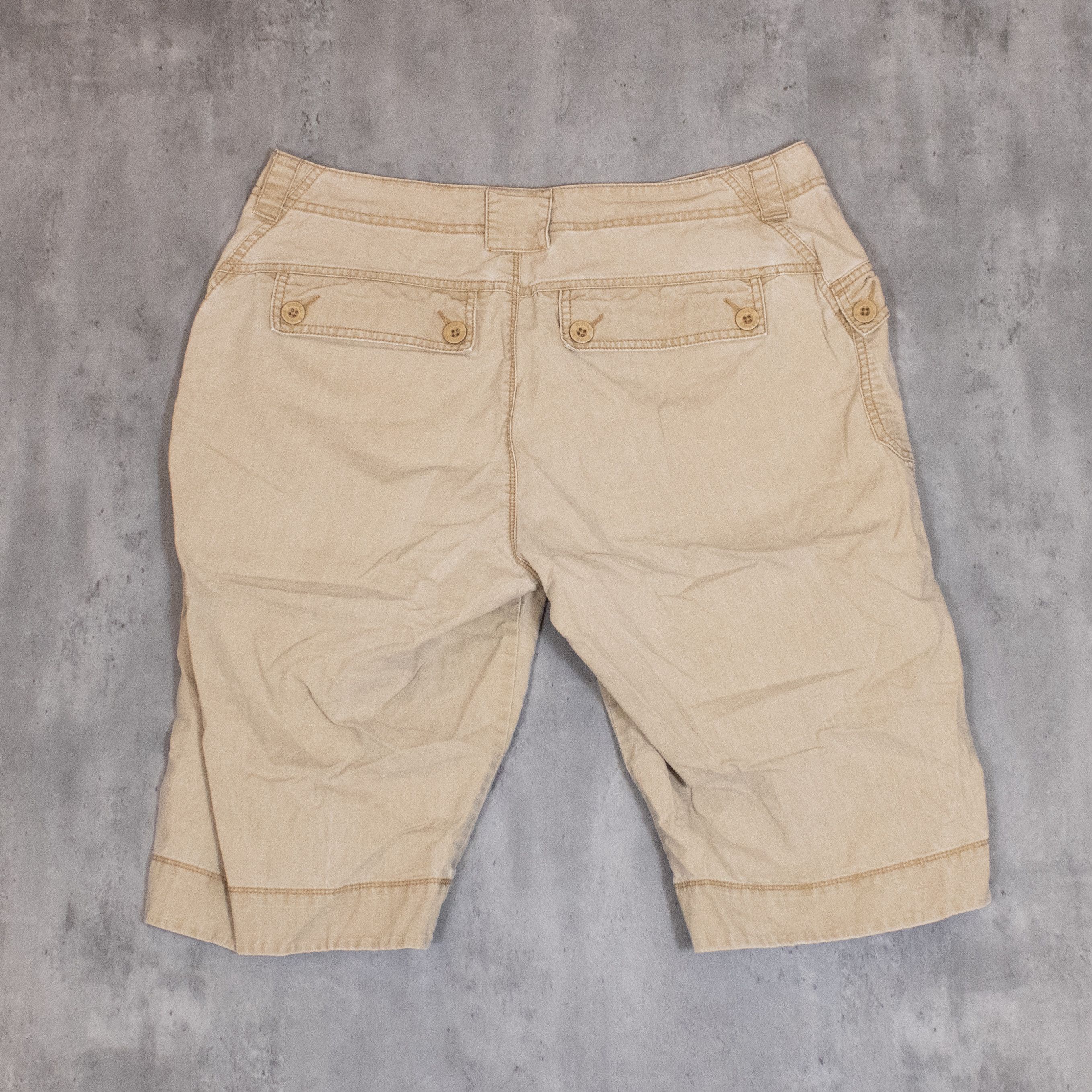 Royal Robbins Y2K 2000s Royal Robbins Front Pocket Baggy Tan Shorts Size US 35 - 15 Thumbnail