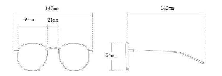 VIBE Future Street ins style custom avant-garde sunglasses Size ONE SIZE - 2 Thumbnail