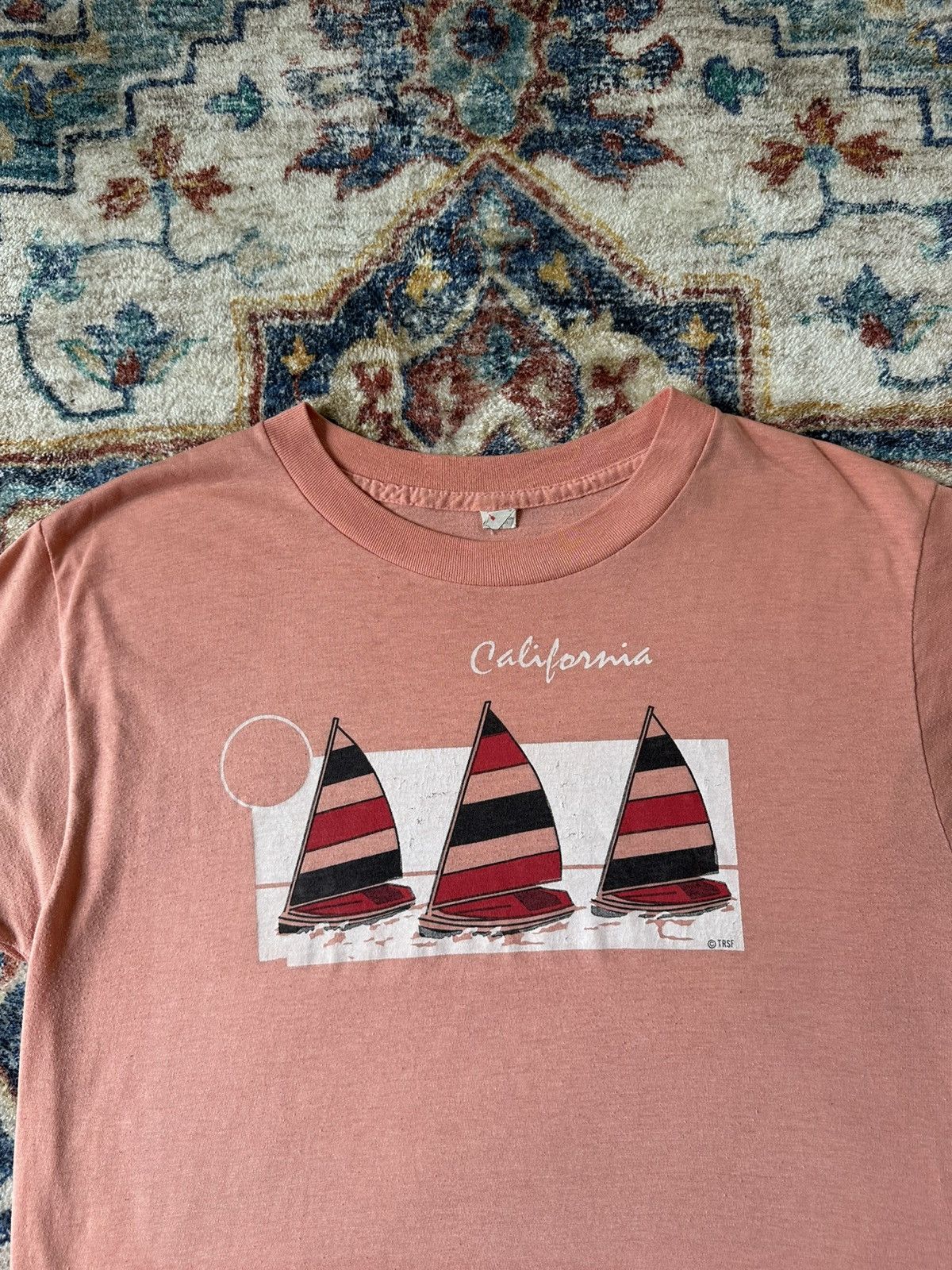 Vintage Vintage 1980s California Sailboats T-shirt Size XL Size US XL / EU 56 / 4 - 4 Thumbnail