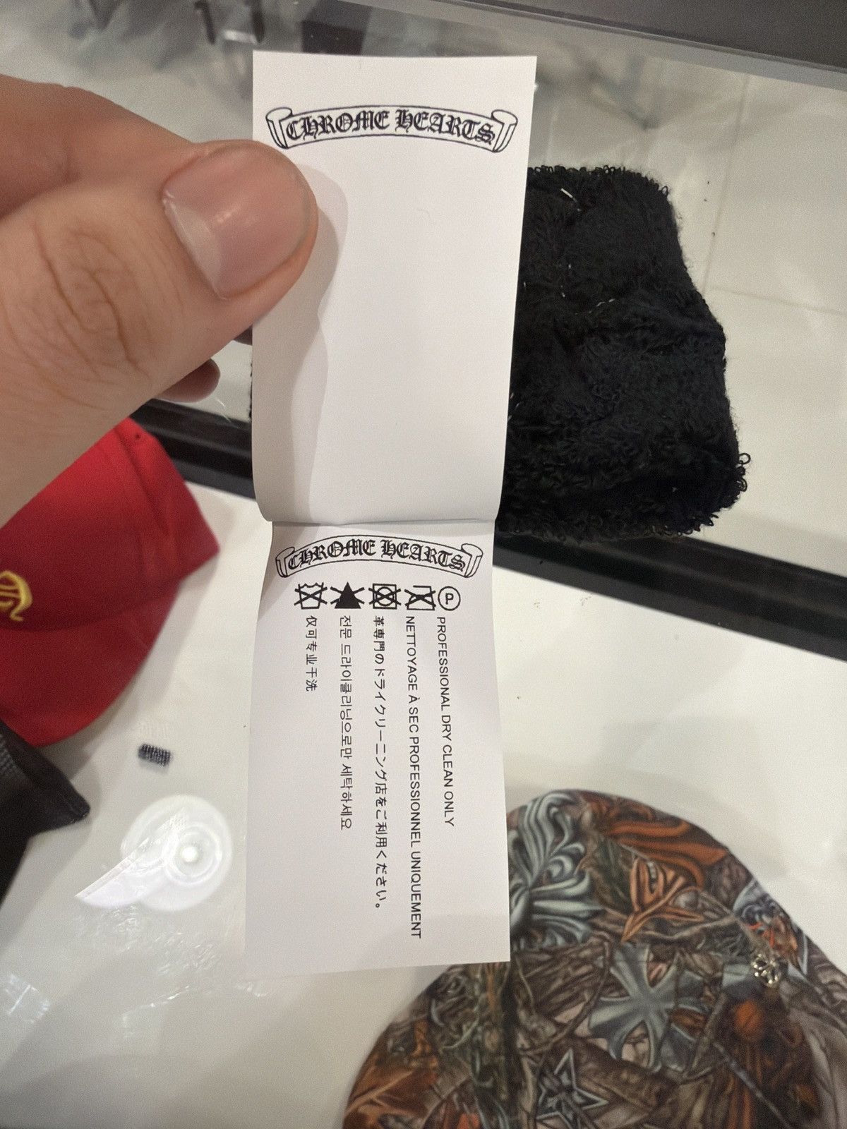 Chrome Hearts Chrome Hearts Cross Black Sweatbands Size ONE SIZE - 4 Thumbnail