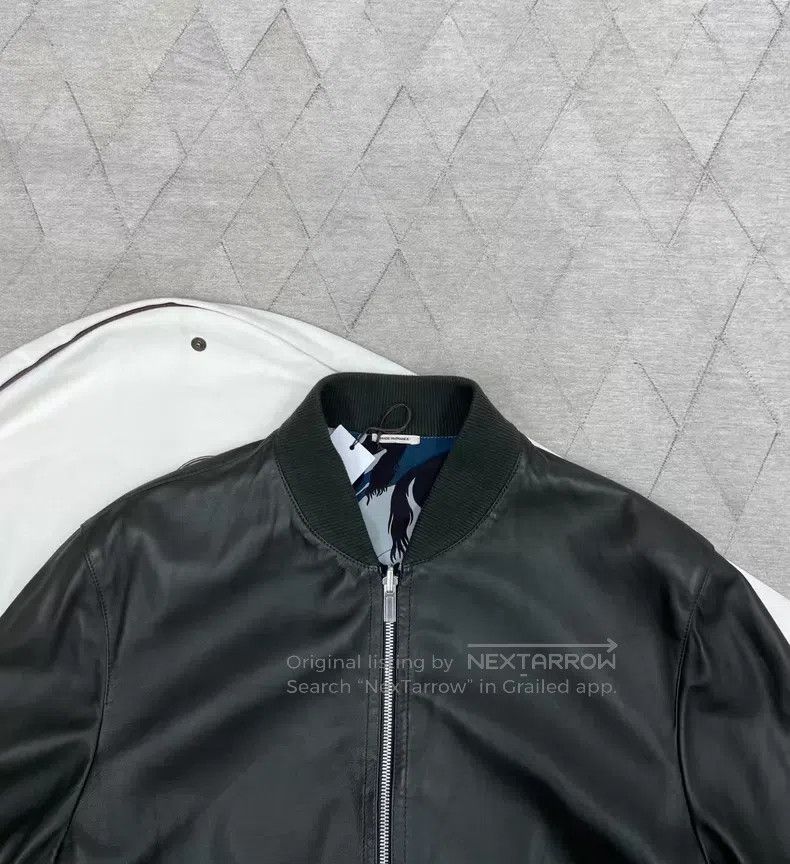 Hermes Hermes Double-Sided Leather Jacket, Dark Night Green Sheep Size US M / EU 48-50 / 2 - 2 Thumbnail