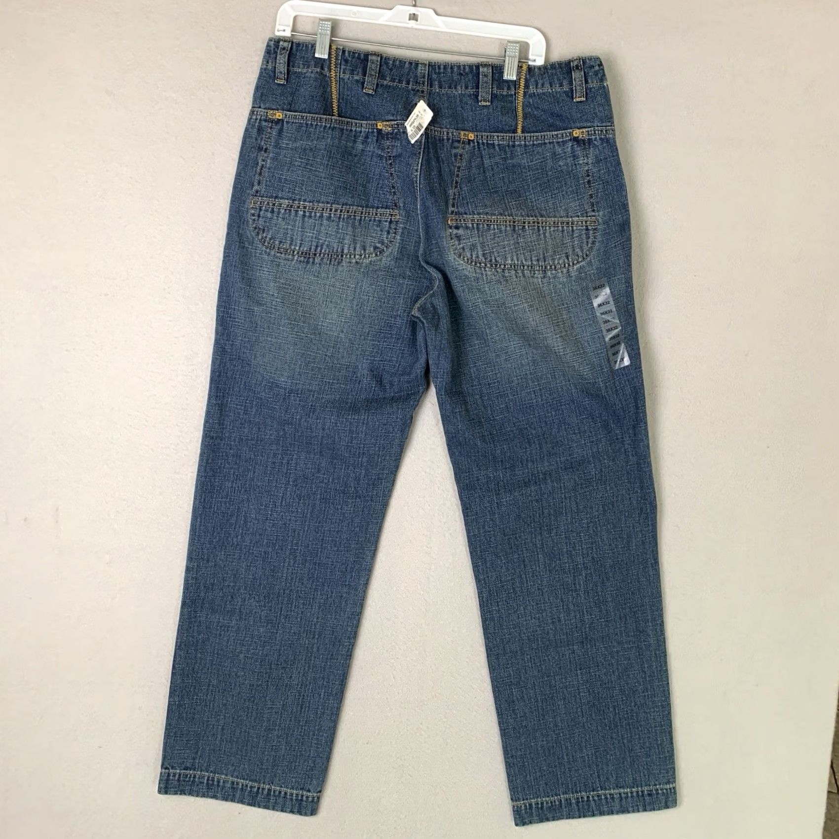 Vintage VINTAGE LL Bean Jeans Men 36x32 Blue Double Knee Baggy Workwear Boatbuilder NWT Size US 36 / EU 52 - 2 Thumbnail