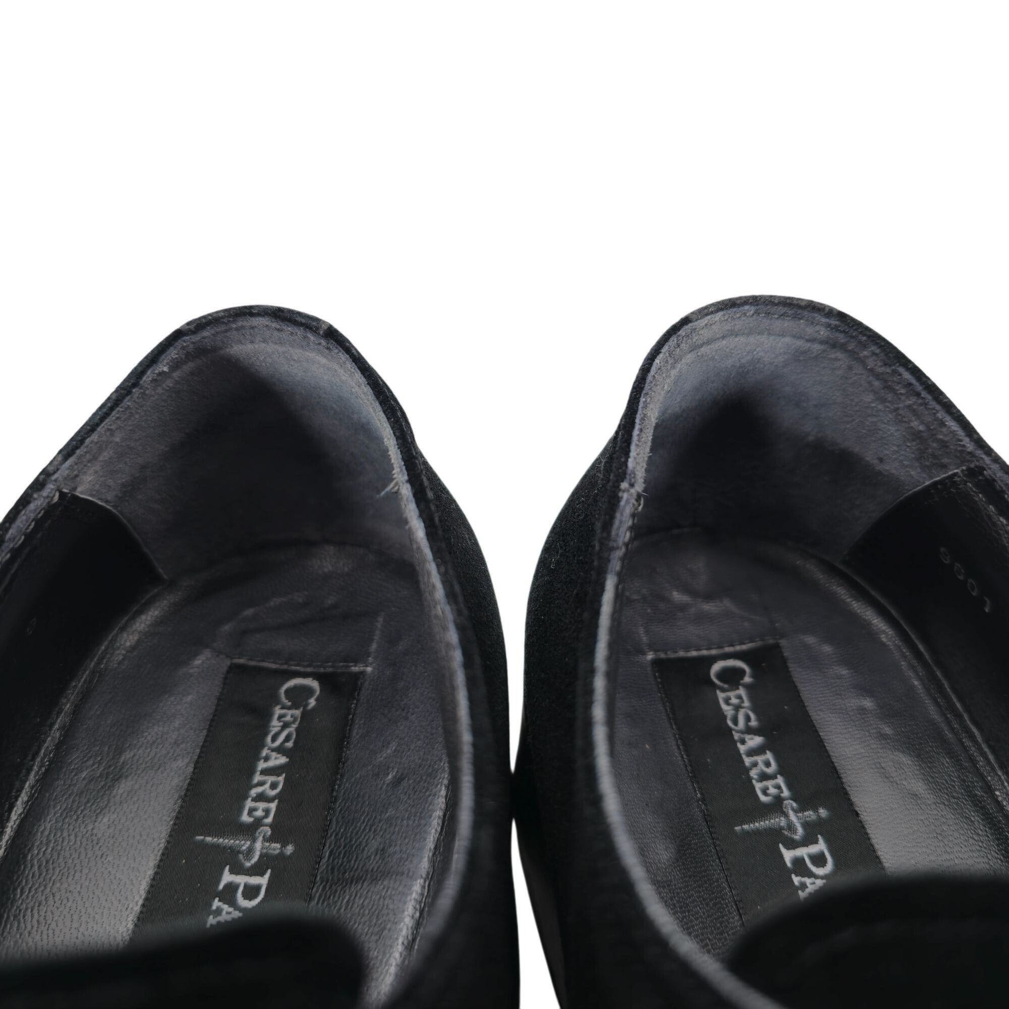 Other Cesare Paciotti Italy Men 10 Dress Shoes Black Suede Leather Size US 10 / EU 43 - 9 Thumbnail