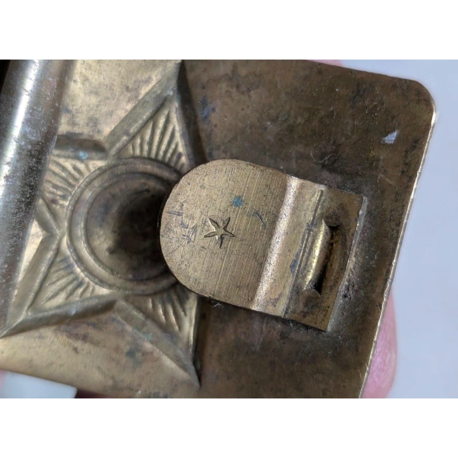 Vintage VINTAGE SOVIET UNION Belt Buckle USSR military BRASS antique russian Buckle Men Brass Belt Buckle Vintage USSR military Size ONE SIZE - 3 Thumbnail