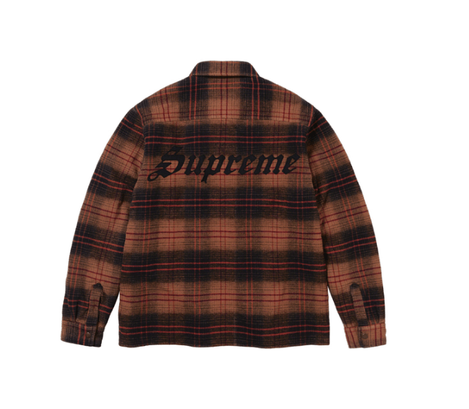 Supreme Supreme Lined Flannel Snap Shirt Black • M Size US M / EU 48-50 / 2 - 3 Thumbnail