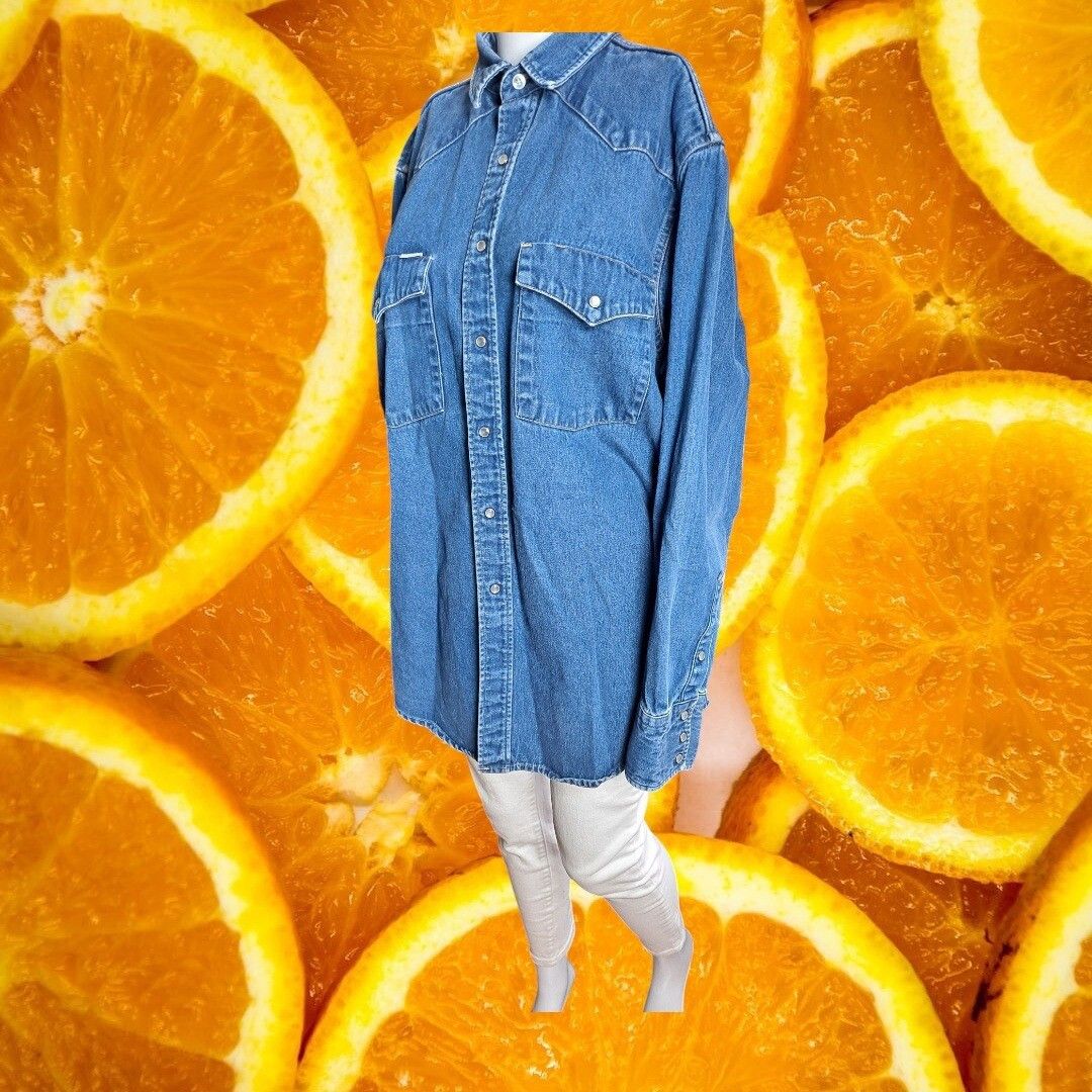 Carhartt Carhartt Denim Shirt Western Style Button Up Long Sleeve Wor Size US L / EU 52-54 / 3 - 1 Thumbnail