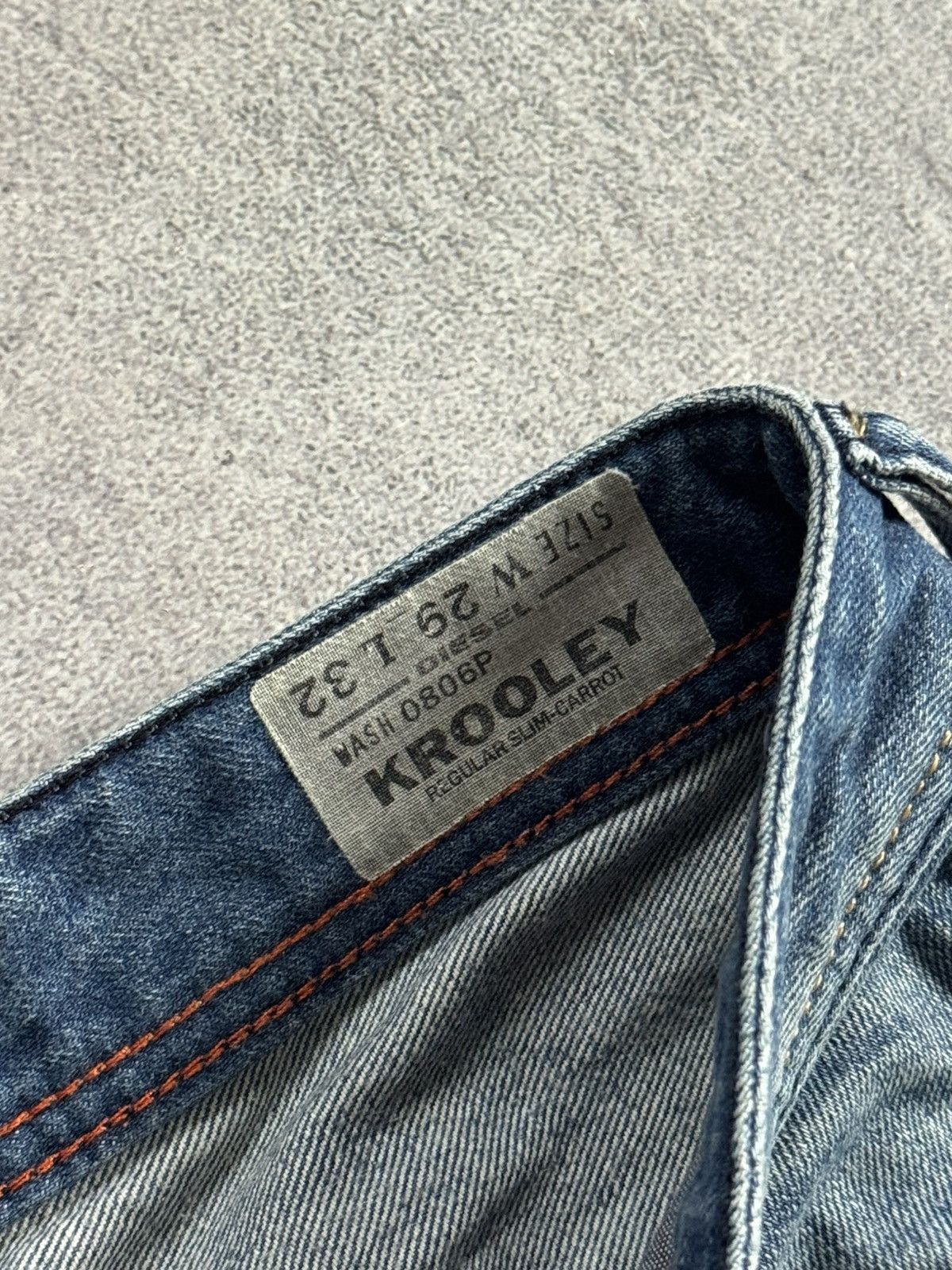 Diesel Diesel 29/32 Krooley distressed denim pants jeans trousers Size US 29 - 11 Thumbnail