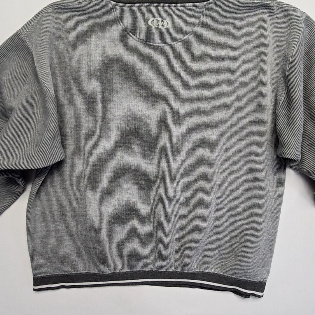 Vintage Vintage Kahneeta Sweatshirt Striped Gray Embroidered XL Size US XL / EU 56 / 4 - 10 Thumbnail