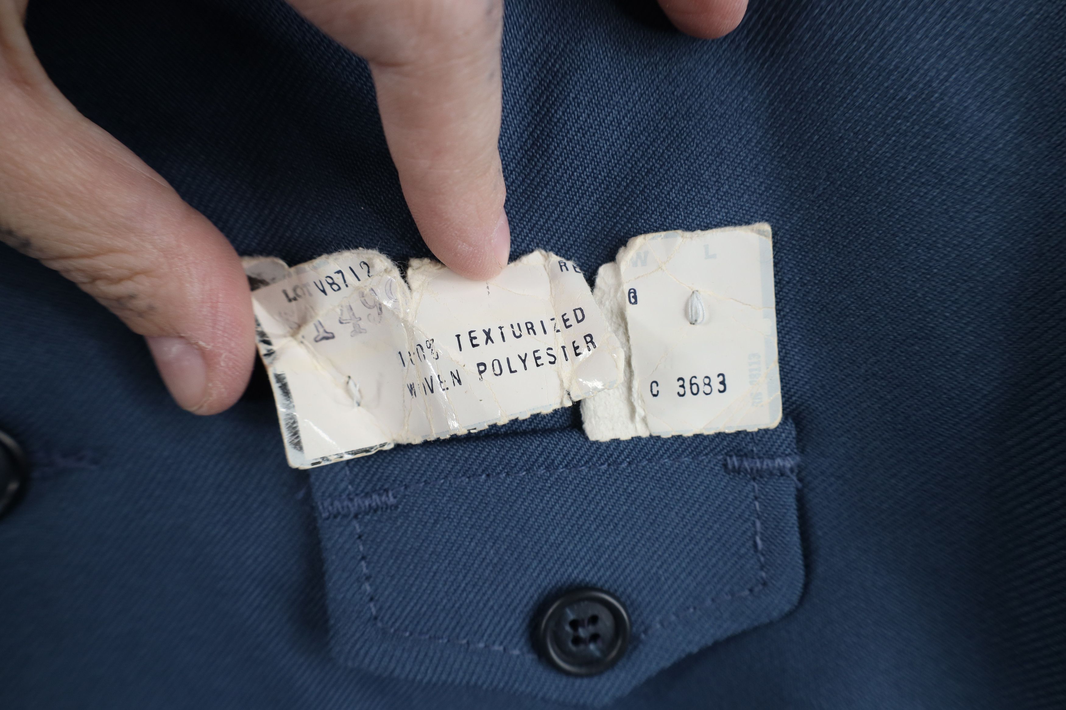 Vintage Deadstock Vintage 60s Streetwear Vest Jacket Blue USA Size US S / EU 44-46 / 1 - 4 Thumbnail