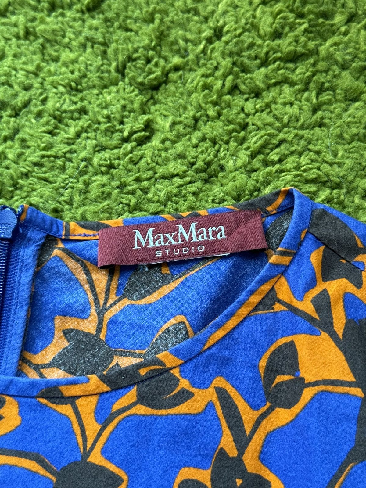 Designer × Max Mara × Weekend Max Mara Max Mara Studio poplin floral pattern dress Size S / US 4 / IT 40 - 5 Thumbnail