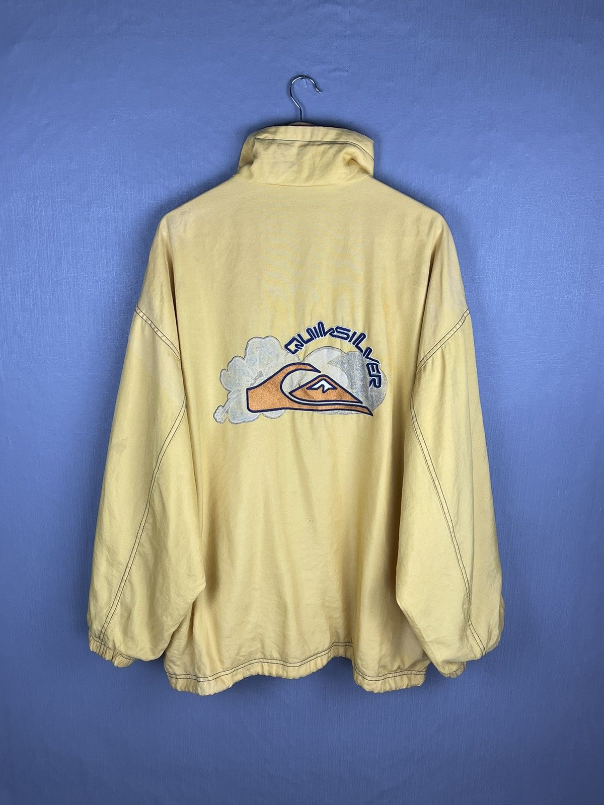 Quiksilver Vintage 90s QUIKSILVER Big Logo Zipper Jacket Size US L / EU 52-54 / 3 - 1 Thumbnail