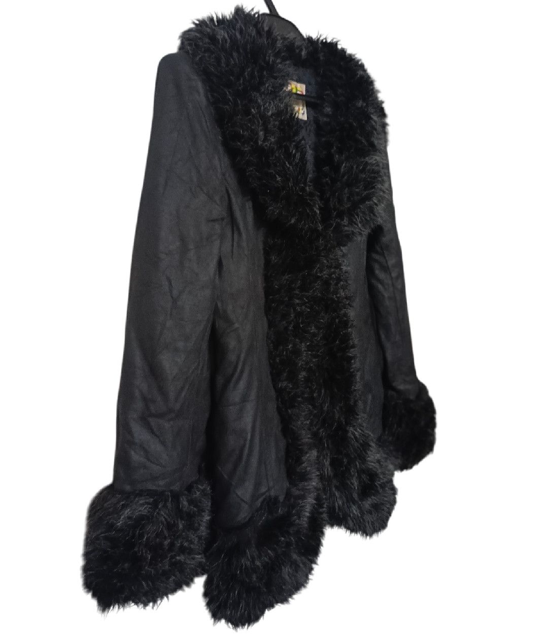 14th Addiction JAPANESE FAUX FUR GOTHIC LEATHER JACKET PUNK Size US S / EU 44-46 / 1 - 4 Thumbnail
