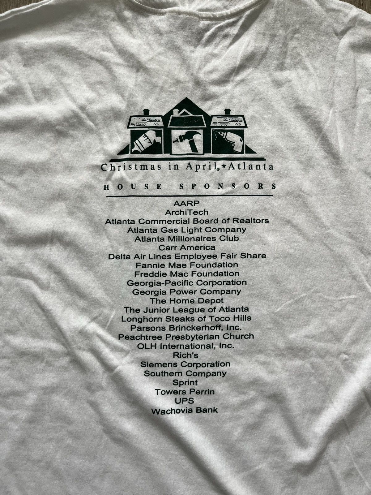 Vintage 1998 Christmas in April Atlanta Shirt Size US XL / EU 56 / 4 - 8 Thumbnail
