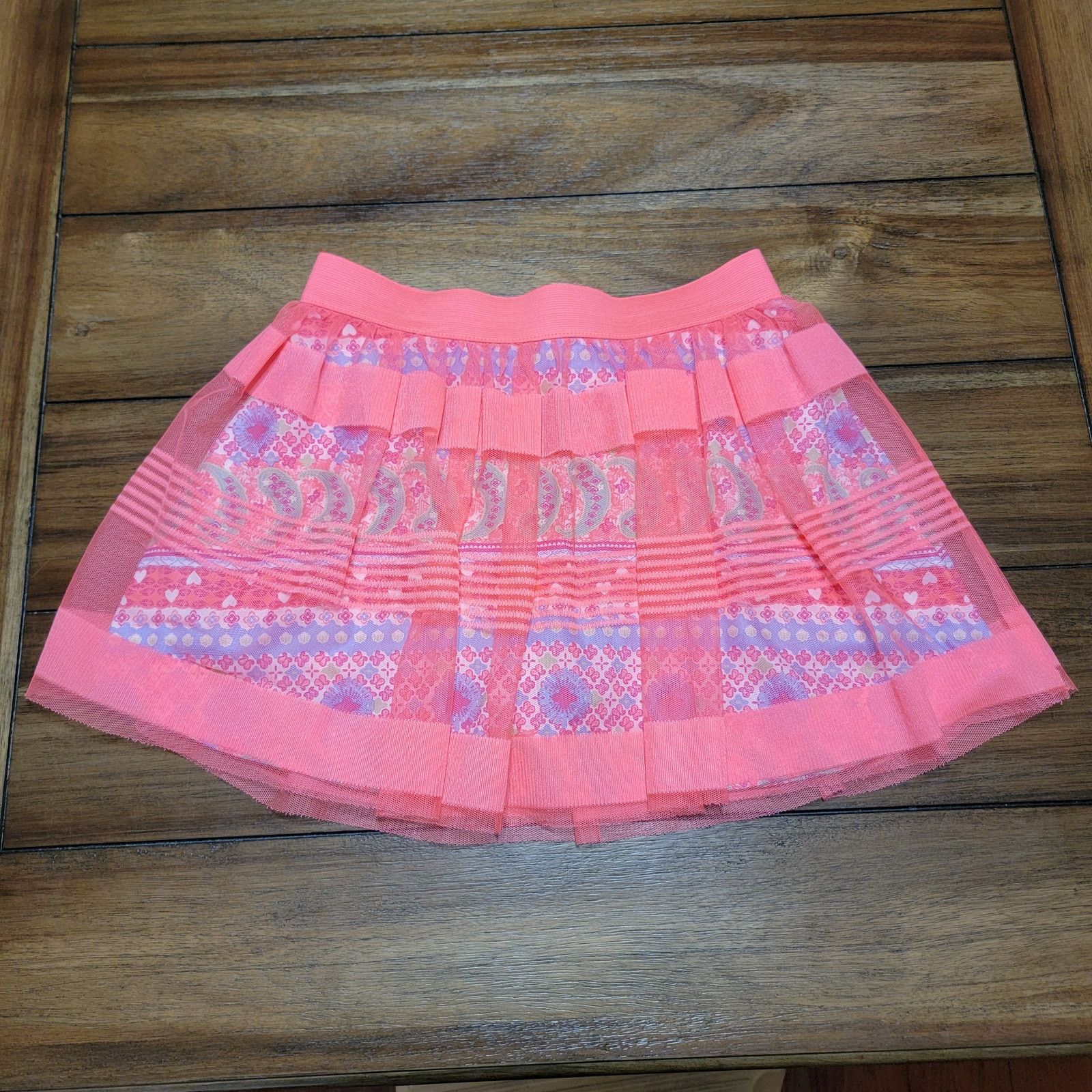 Faded Glory Faded Glory Girls Multi Pattern Skorts w/ Tule - XL (14-16) Size 26" / US 2 / IT 38 - 1 Thumbnail