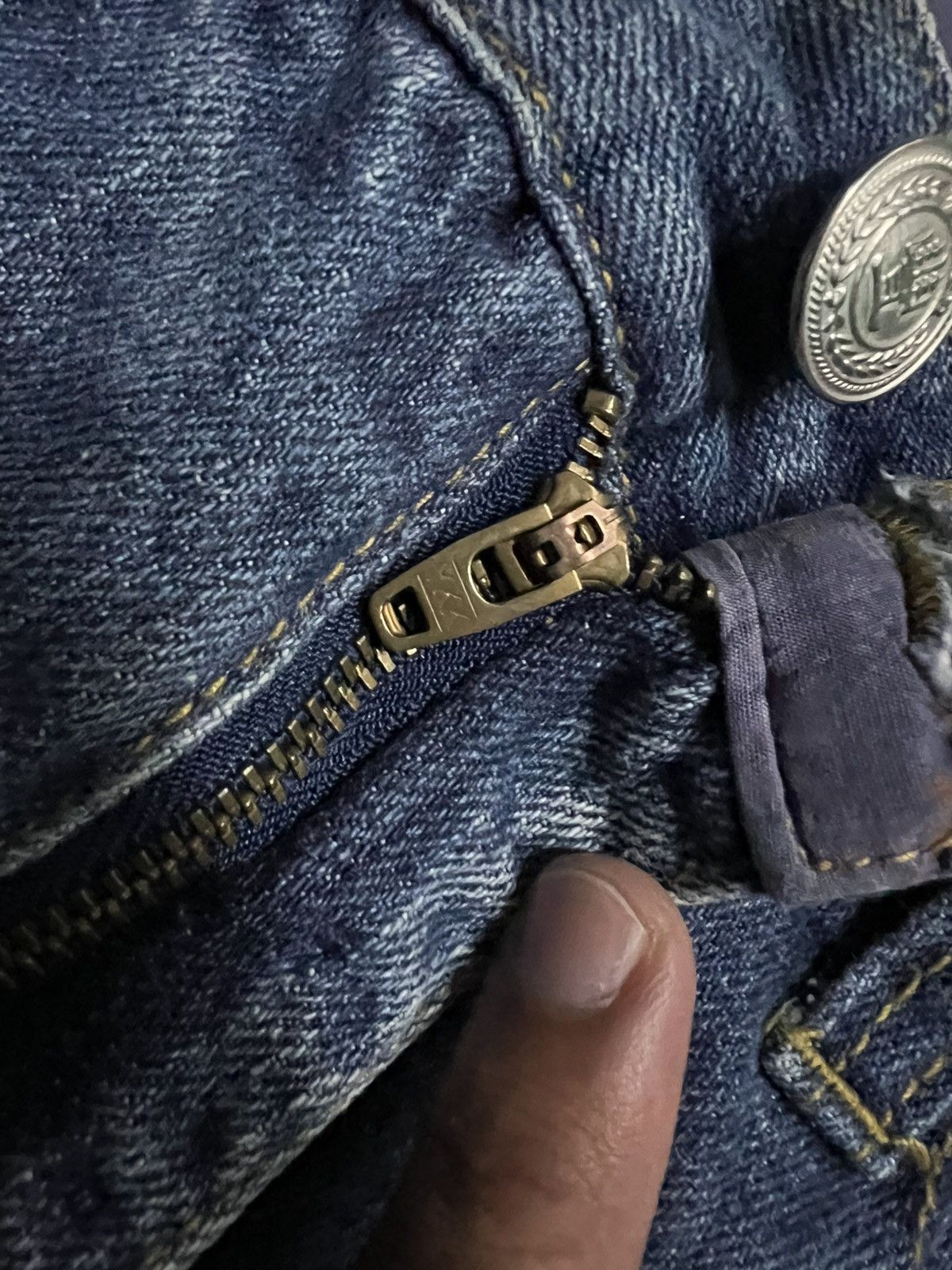 Japanese Brand 💥Rare Japanese Brand Sukajan Distress Jean Size US 33 - 11 Thumbnail