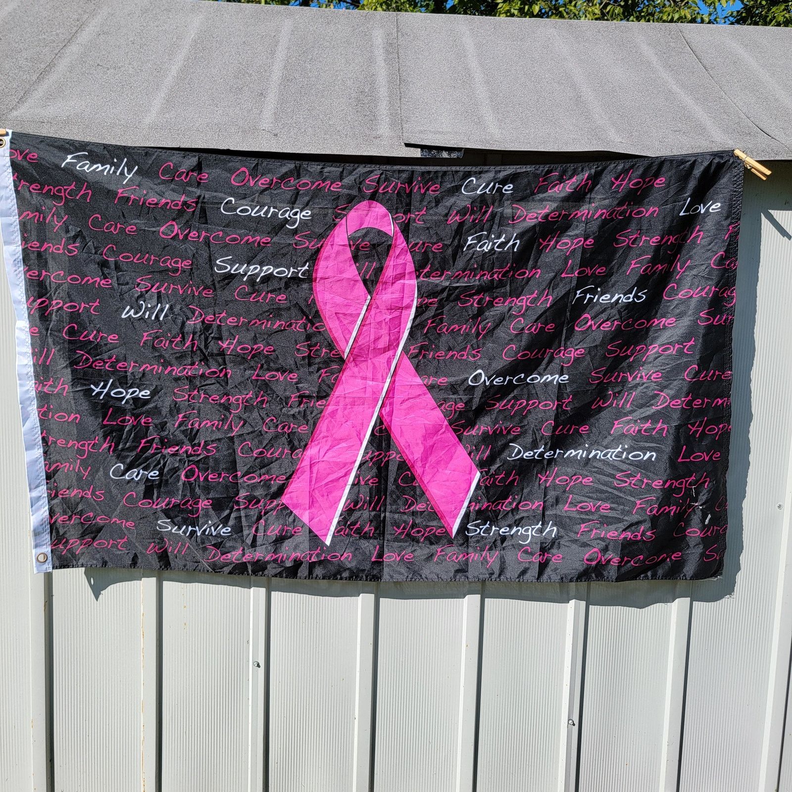 Other Breast Cancer Awareness Flag 36" X 60" Size ONE SIZE - 1 Thumbnail
