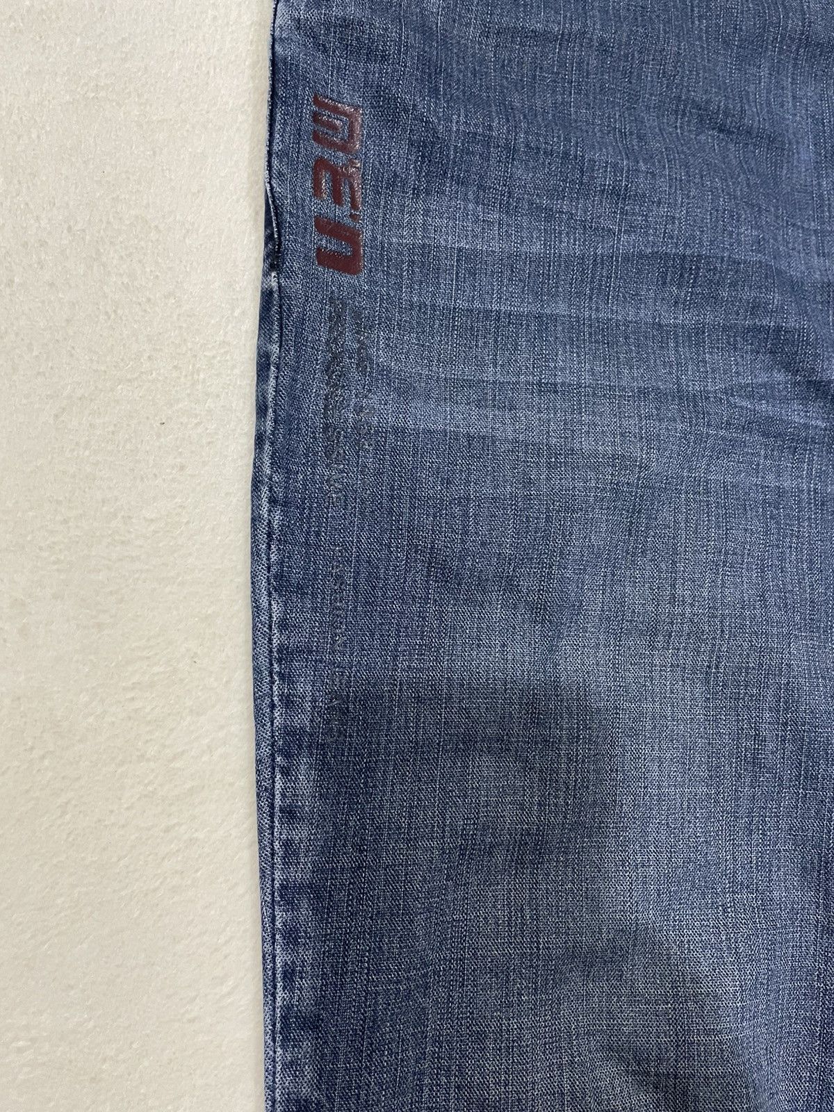 Vintage Vintage Japanese Brand Faded Distress Denim Jeans Size US 35 - 9 Thumbnail