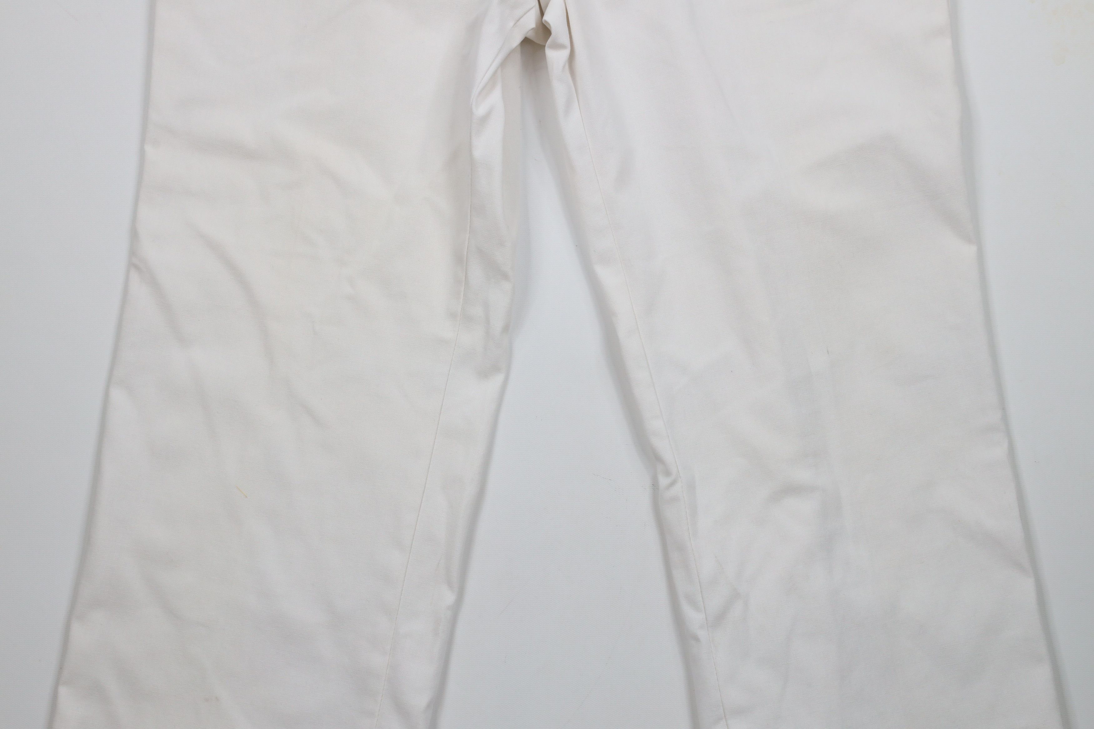 Vintage Vintage 70s Streetwear Bell Bottoms Painter Pants White USA Size US 38 / EU 54 - 3 Thumbnail
