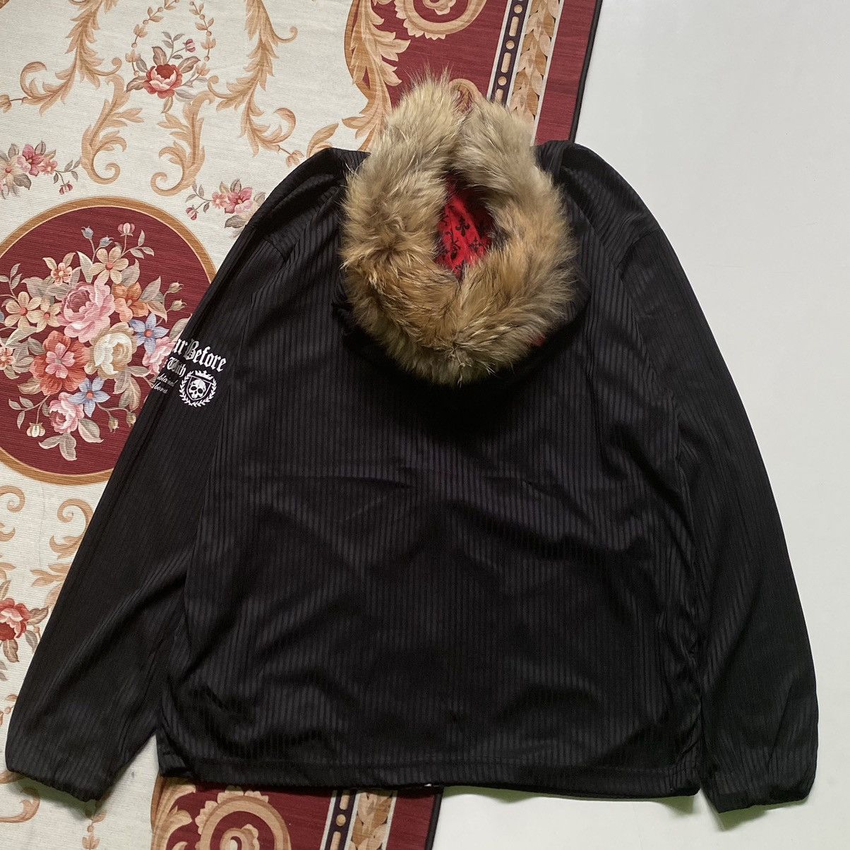 14th Addiction × If Six Was Nine × Le Grande Bleu (L.G.B.) RARE❤️‍🔥 TimeStep Poem Punk fur Hoodie ifsixwasnine lgb style Size US L / EU 52-54 / 3 - 2 Thumbnail