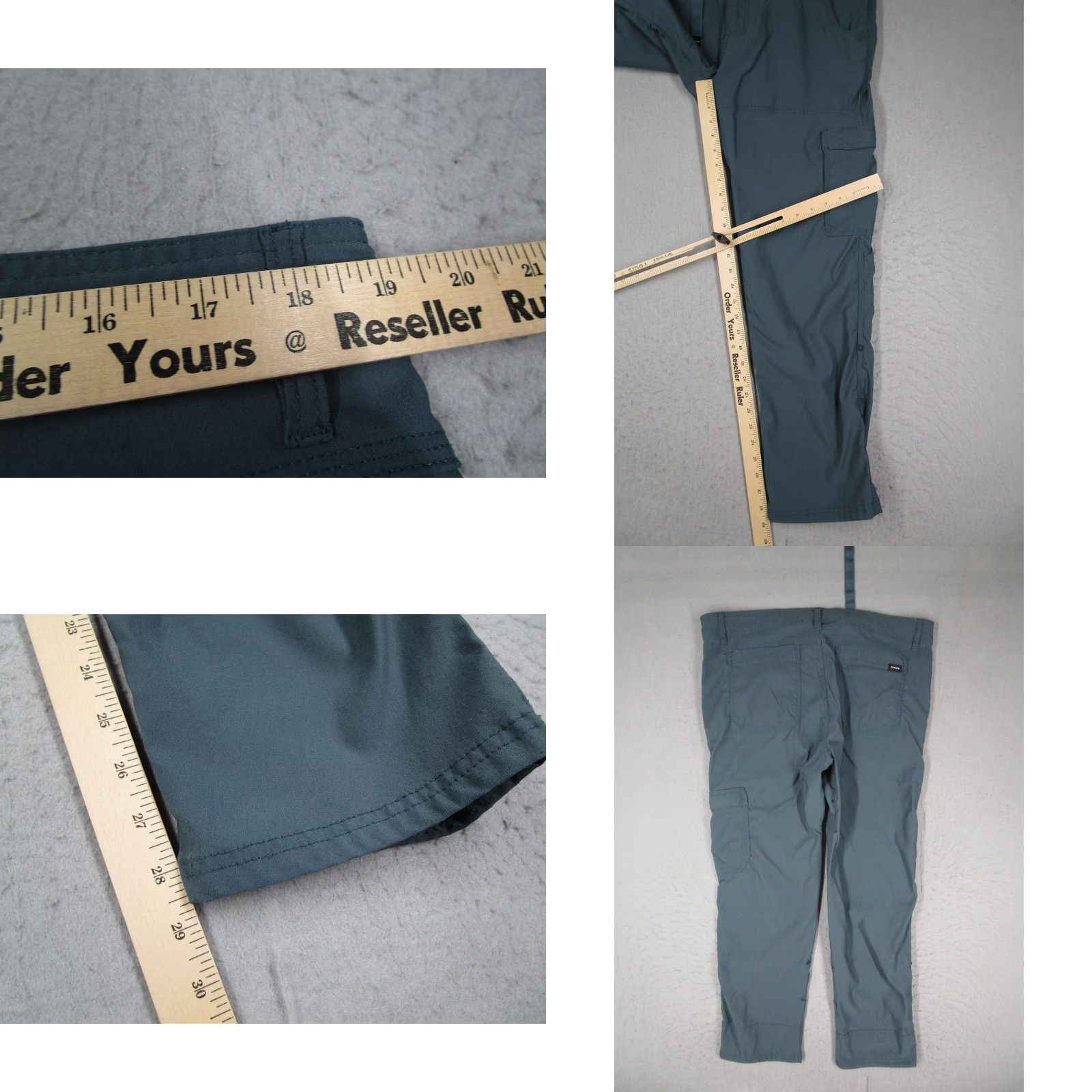 Prana prAna Stretch Zion Slim Pants Mens 38x30 Blue Hiking Nylon Travel 1969831 Size US 38 / EU 54 - 8 Thumbnail