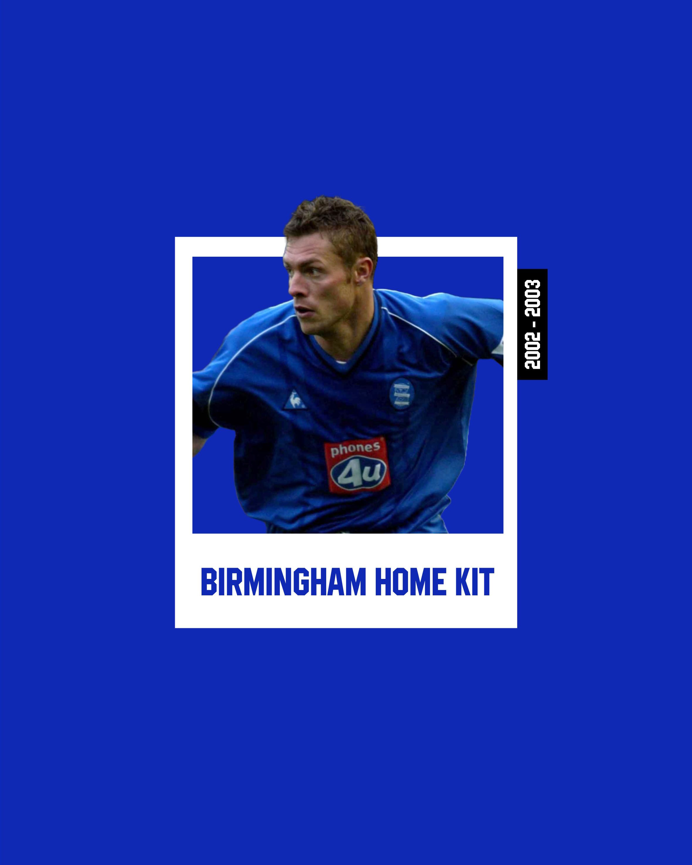 Le Coq Sportif Birmingham City Home Kit 2002 2003 Size US XXL / EU 58 / 5 - 7 Thumbnail