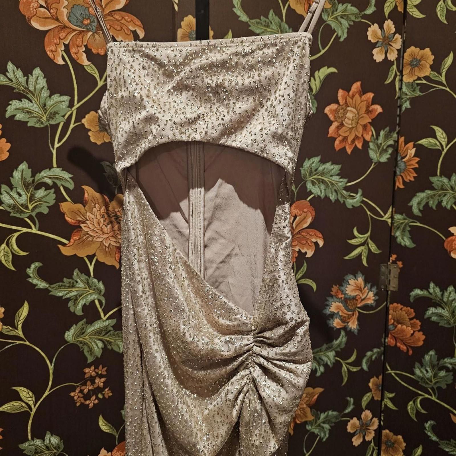 Designer Beginning Boutique Women's Gold Formal Dress Size XS / US 0-2 / IT 36-38 - 6 Thumbnail