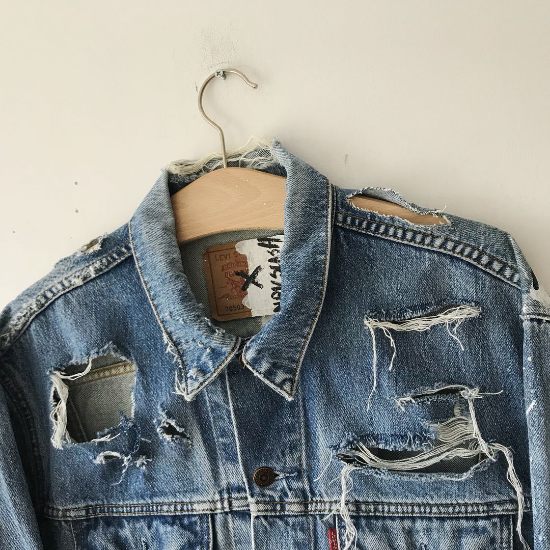 Handmade × Japanese Brand SKULL CUSTOM JACKET LIL PEEP JACKET RAP JACKET opium jacket Size US M / EU 48-50 / 2 - 3 Thumbnail