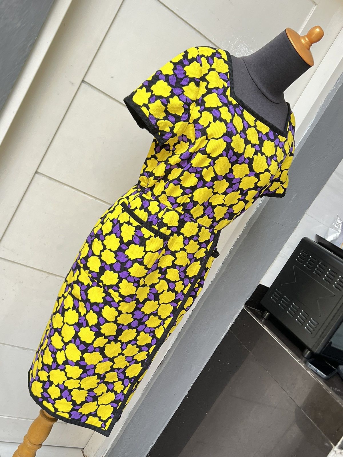 Oscar De La Renta OSCAR DE LA RENTA Flower Motive Dress Size XS / US 0-2 / IT 36-38 - 7 Thumbnail