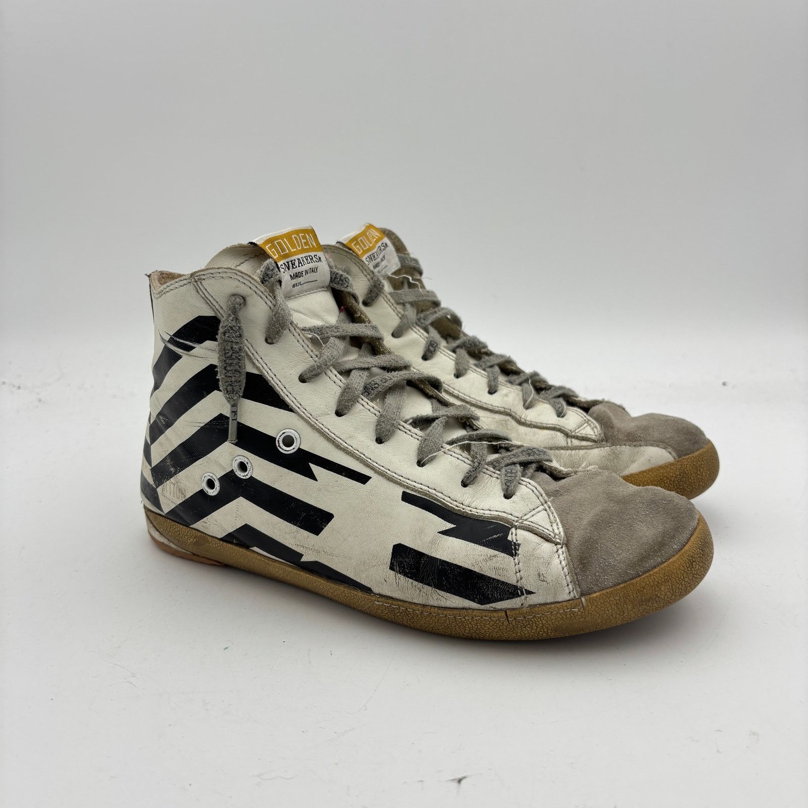 Golden Goose Francy Hi Top Skate Sneakers Men's 41 US 8