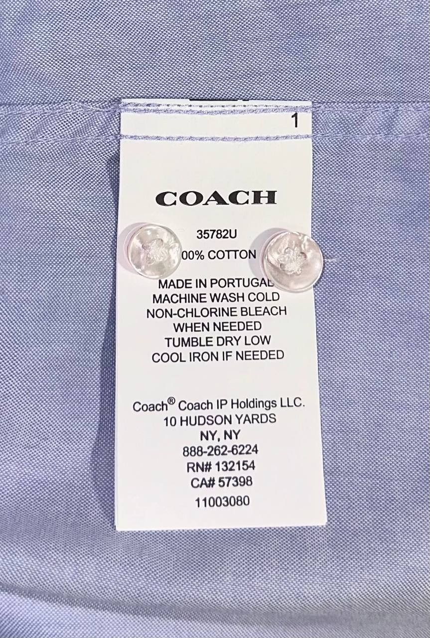 Coach COACH shirt buttons up women classic luxury dress shirt Size S / US 4 / IT 40 - 10 Thumbnail