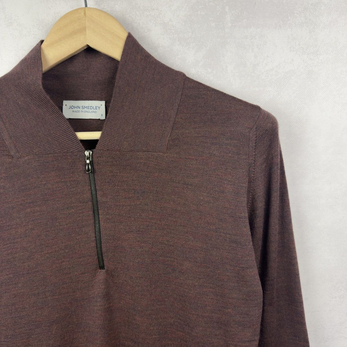 John Smedley John Smedley Men’s 1/4 Zip Merino Wool Sweater Jumper Size S Size US S / EU 44-46 / 1 - 6 Thumbnail