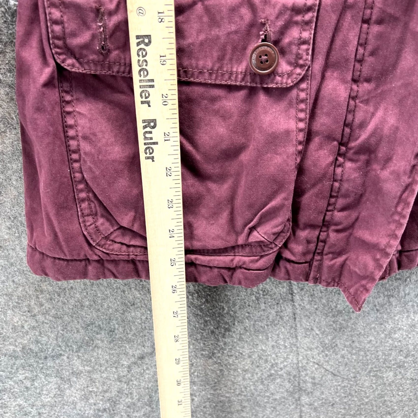 American Eagle Outfitters VINTAGE American Eagle Jacket Women Small Purple Military Fied Fur Cotton Winter Sherpa Size S / US 4 / IT 40 - 7 Thumbnail