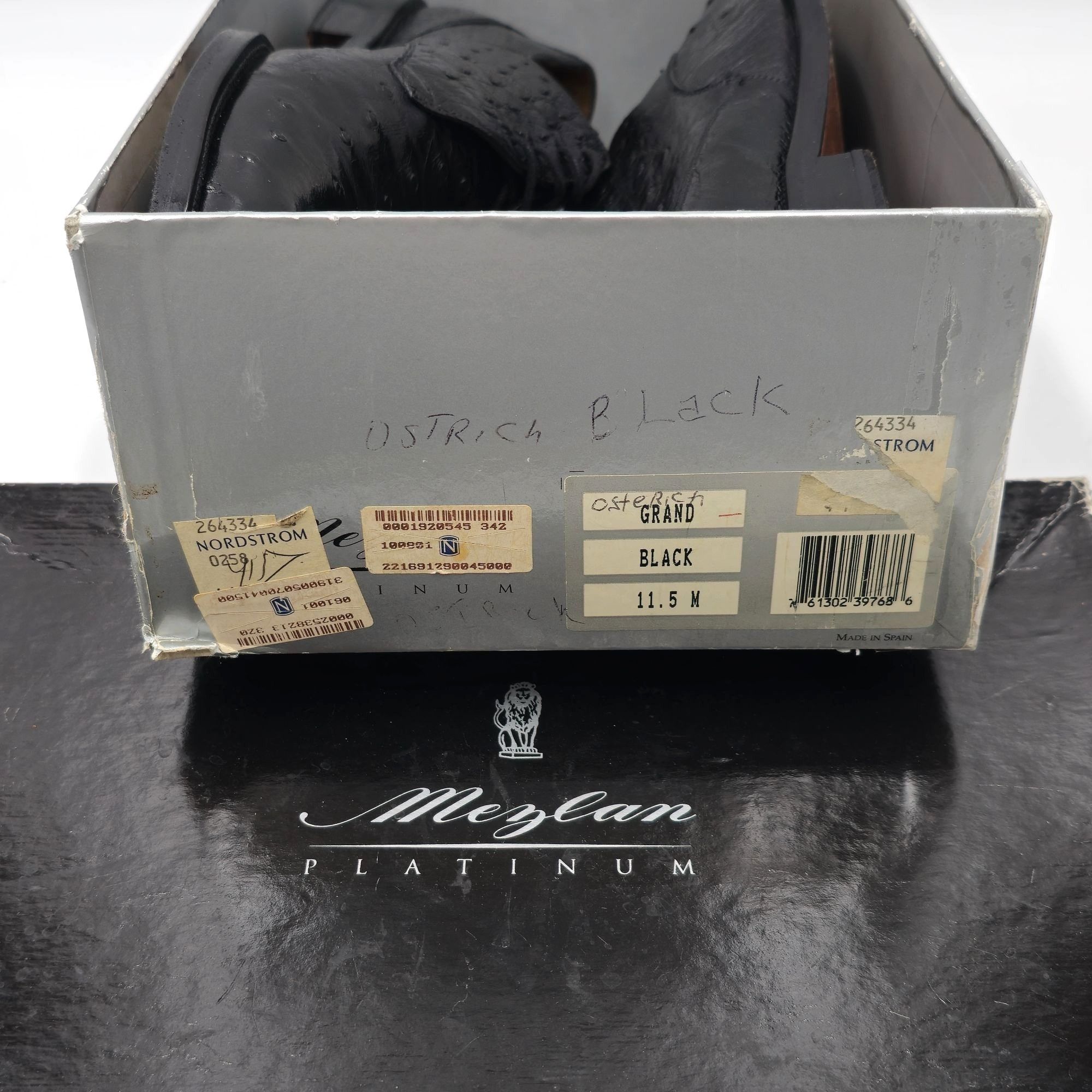 Mezlan Mezlan Platinum Exotic Full Quill Ostrich Dress Shoes 11.5 Size US 11.5 / EU 44-45 - 3 Thumbnail