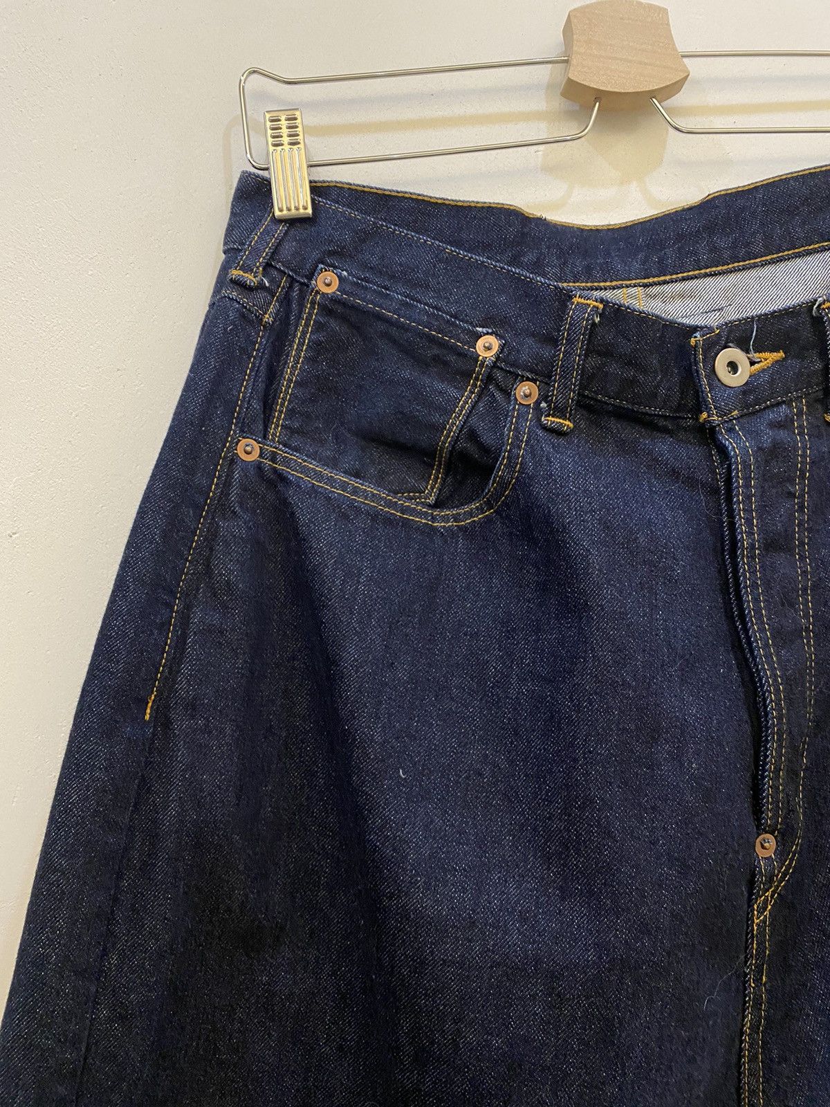 Japanese Brand Baggy Low Rise Denim Jeans Size US 32 / EU 48 - 4 Thumbnail