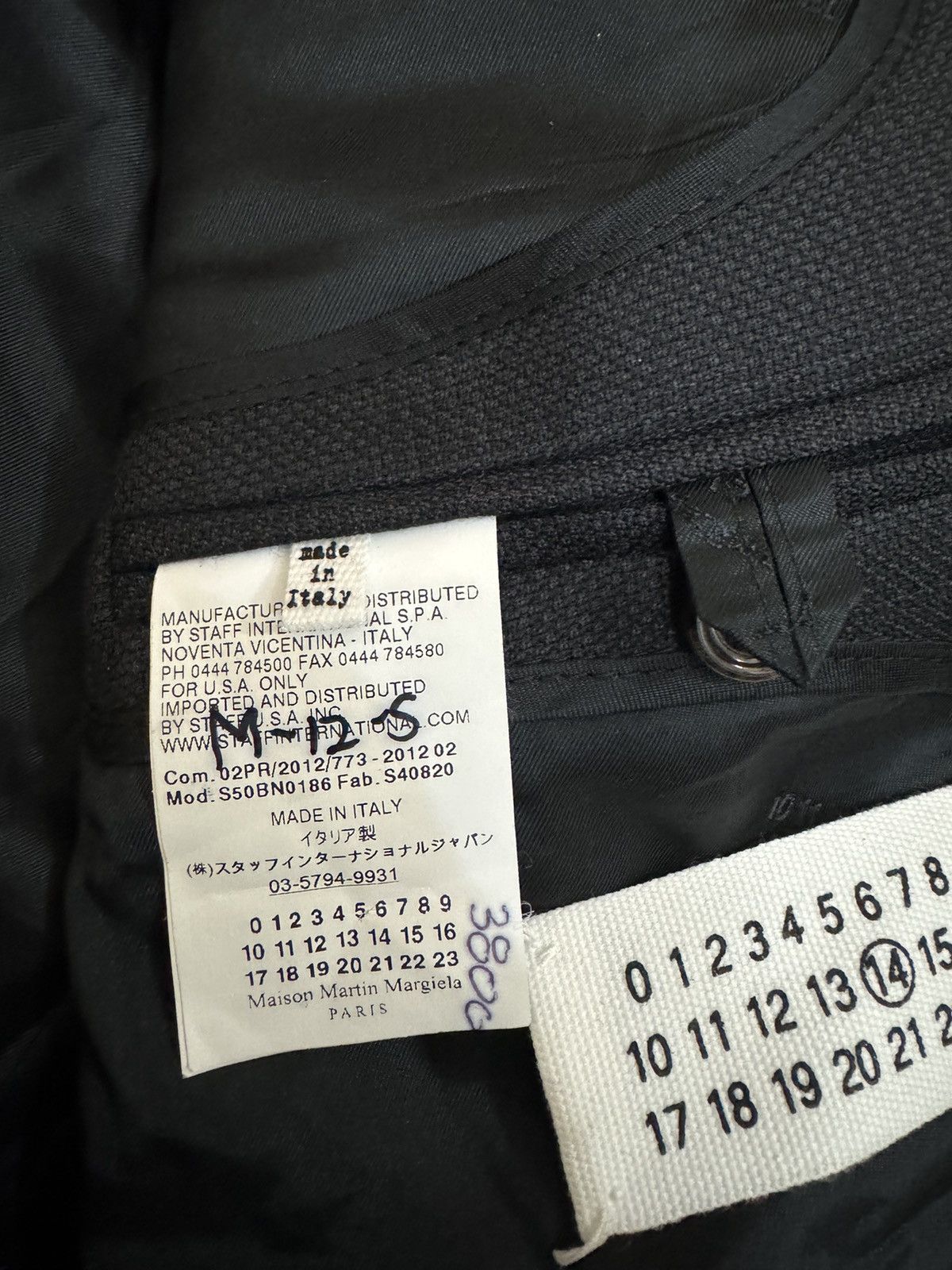 Maison Margiela Maison Margiela Single-Breasted Wool Blazer Size 46R - 14 Thumbnail