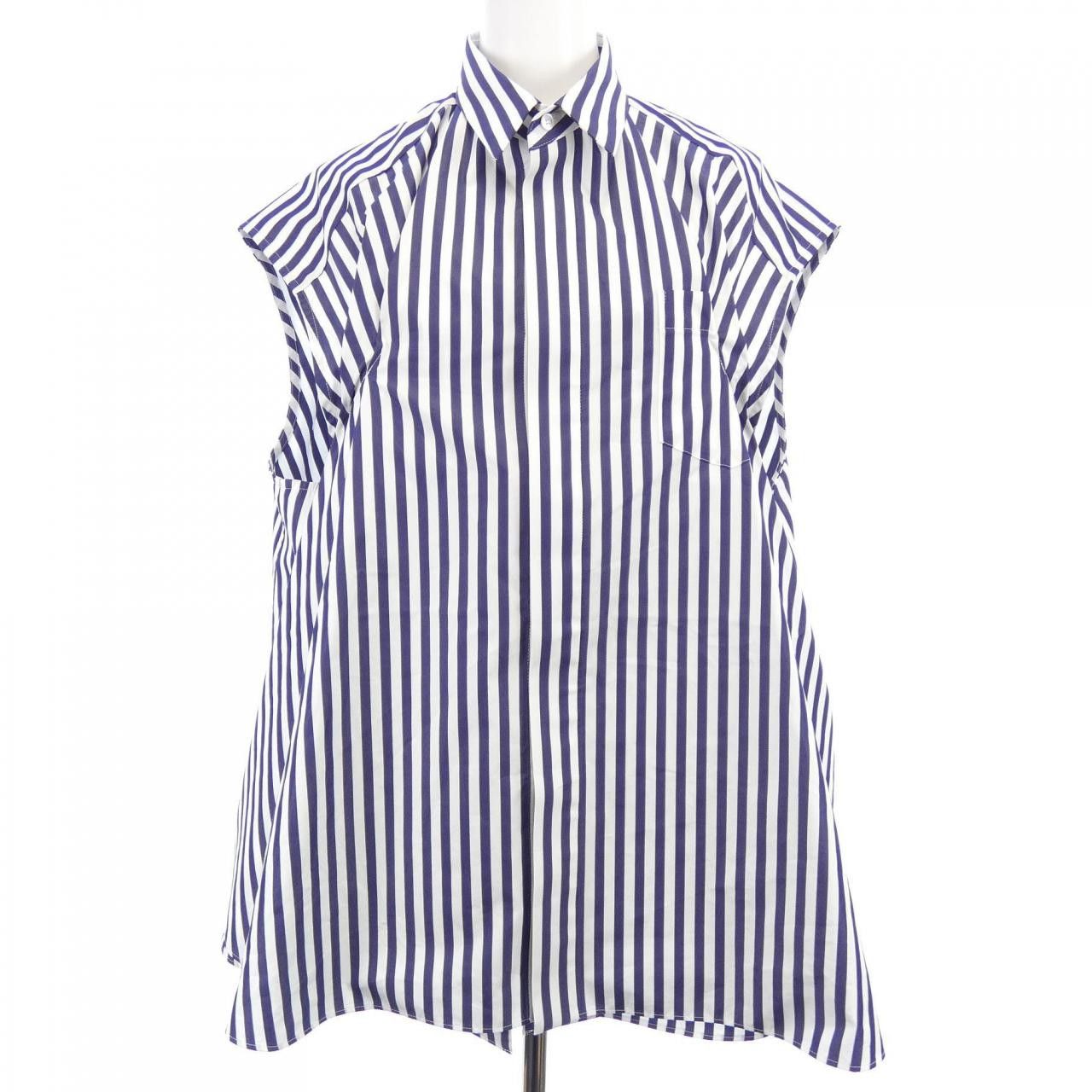 Sacai Sacai Sacai Stripe Shirt Textile Tops 24-07253 DUTY FREE for USA Size ONE SIZE - 1 Thumbnail