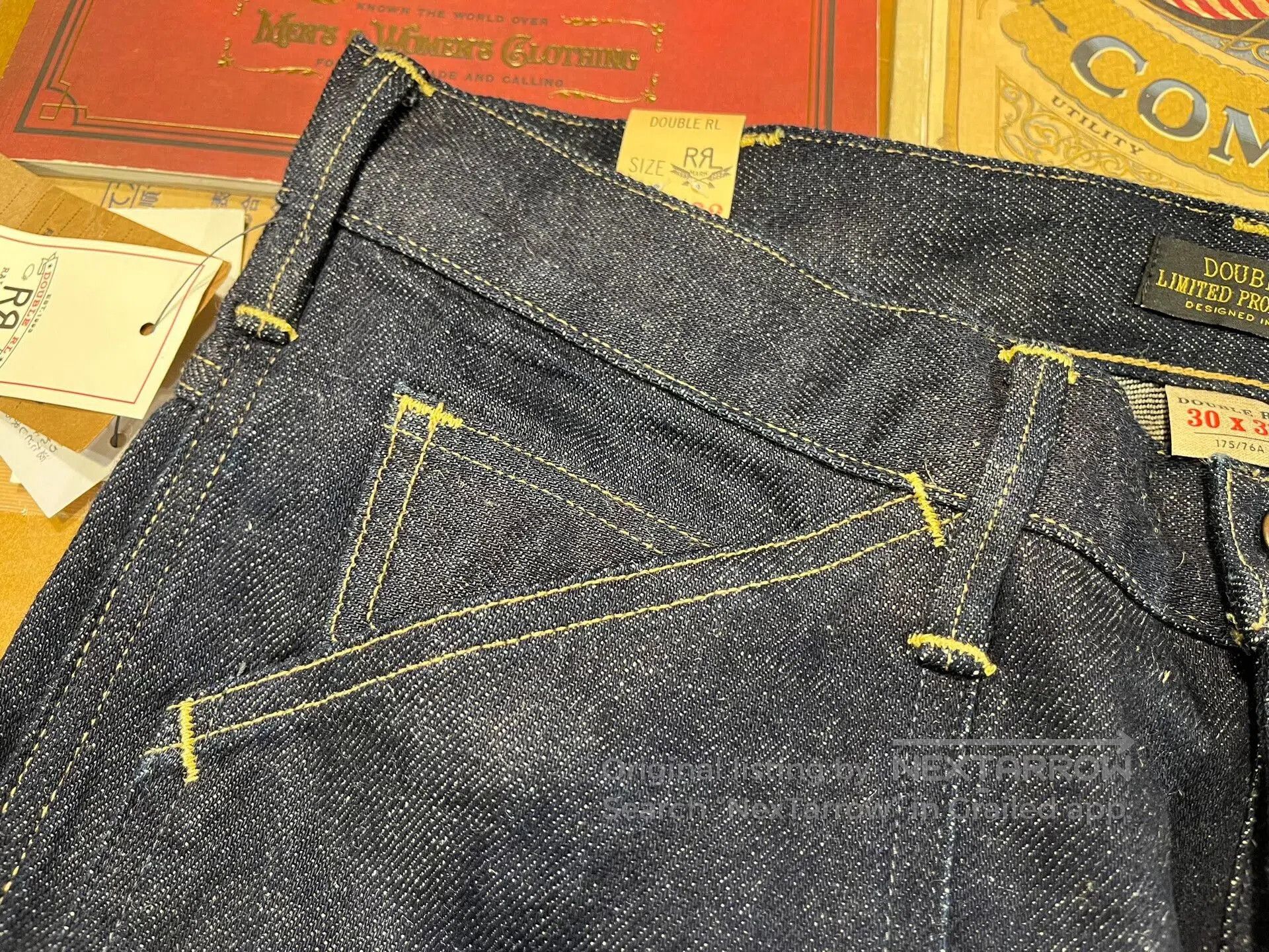 RRL Ralph Lauren limited edition RRL workwear denim pants. Size US 30 / EU 46 - 5 Thumbnail