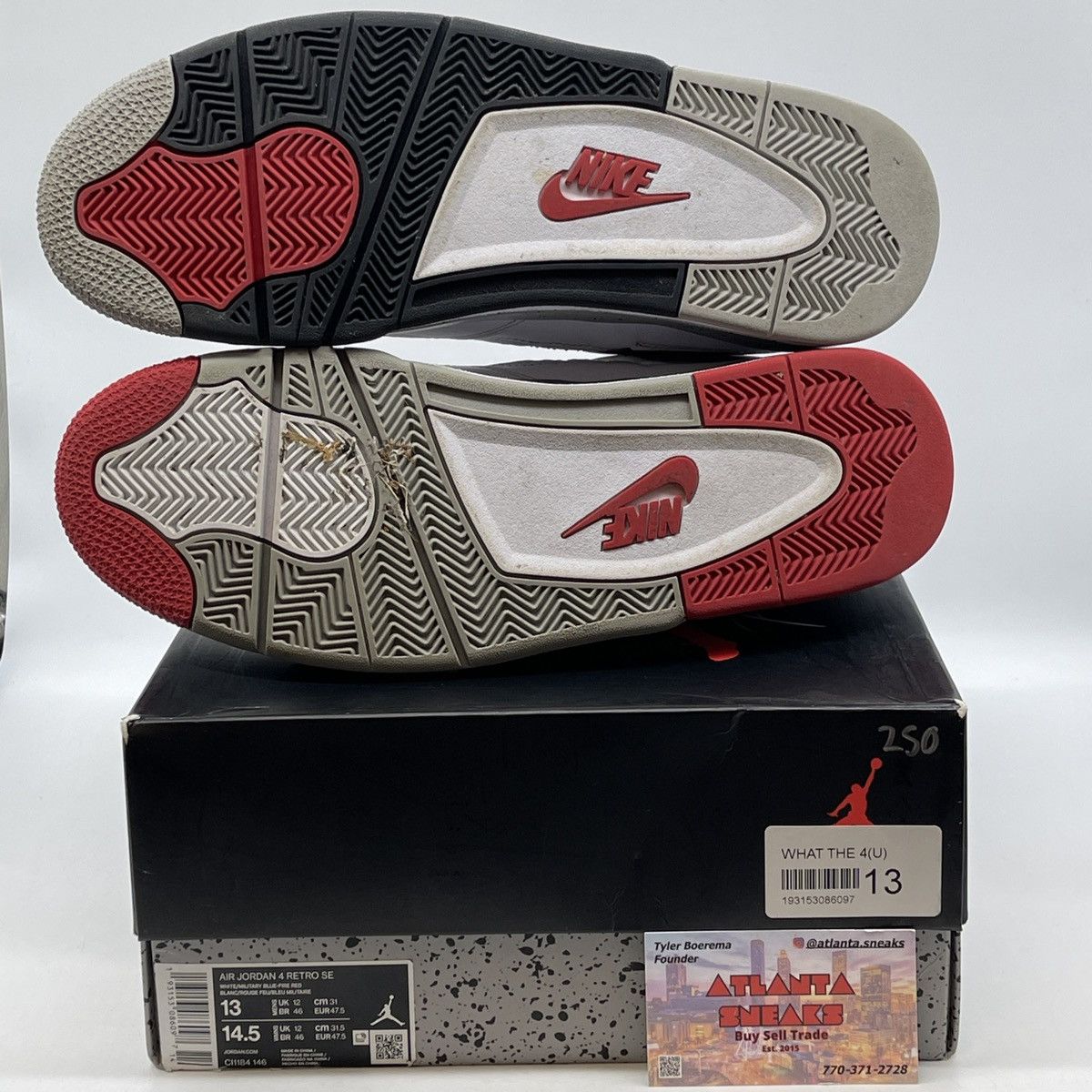 Jordan Brand Air Jordan 4 what the 4 Size US 13 / EU 46 - 7 Thumbnail