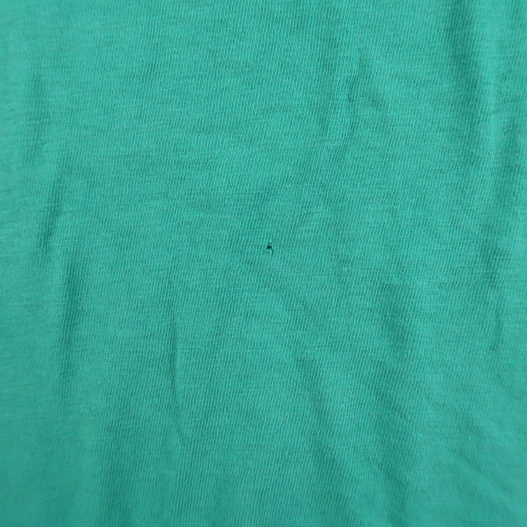 Hanes VINTAGE Tako Poke T Shirt Mens L Green Distressed Graphic Print 80s 90s Dog Funny Streetwear Size US L / EU 52-54 / 3 - 4 Thumbnail