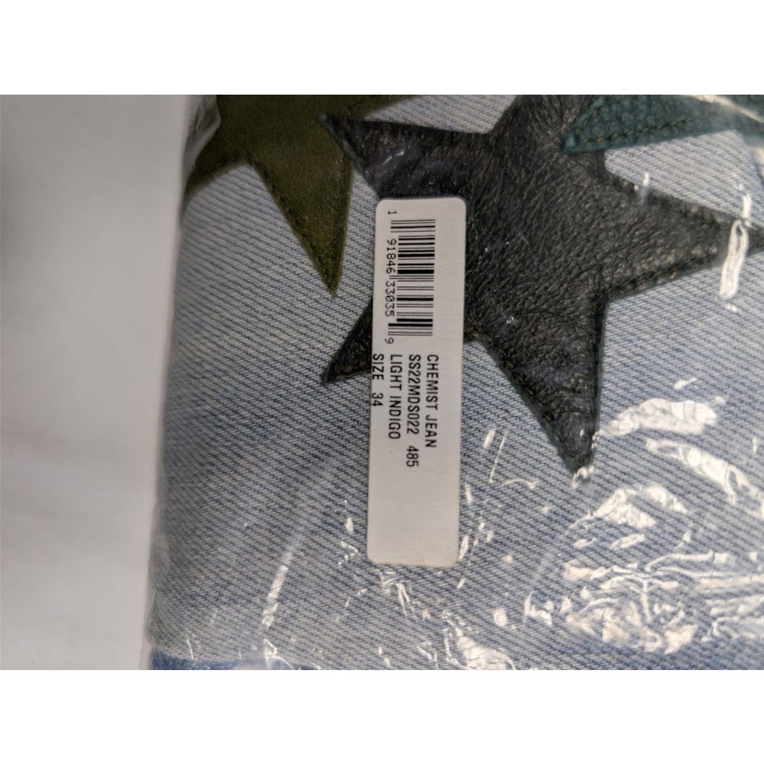 Amiri o1rshd1 Chemist Jean Denim Jeans in Light Indigo Size US 34 / EU 50 - 21 Thumbnail