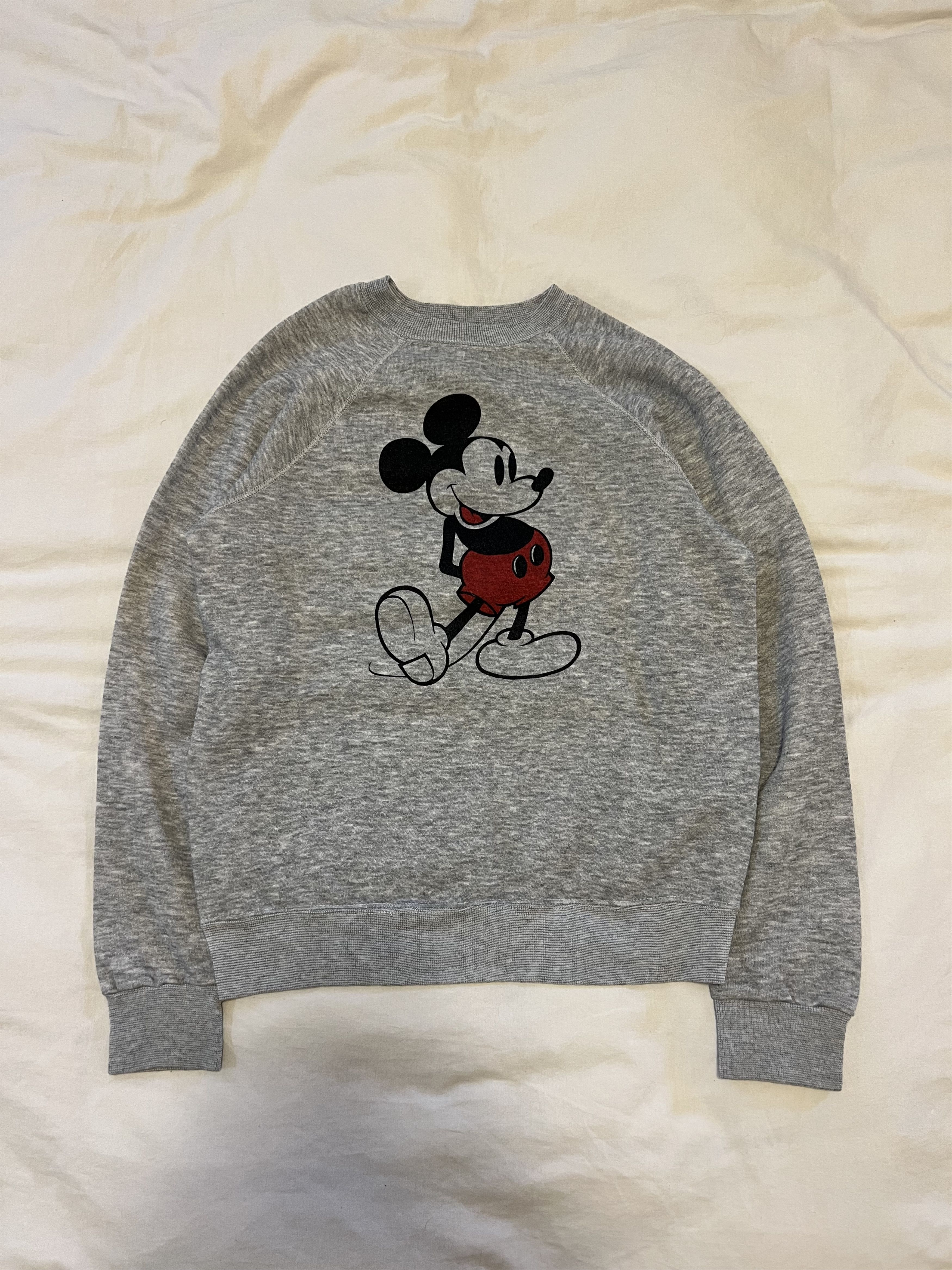Disney VTG 1980's Mickey Mouse Graphic Logo Crewneck Sweatshirt Size US M / EU 48-50 / 2 - 1 Thumbnail