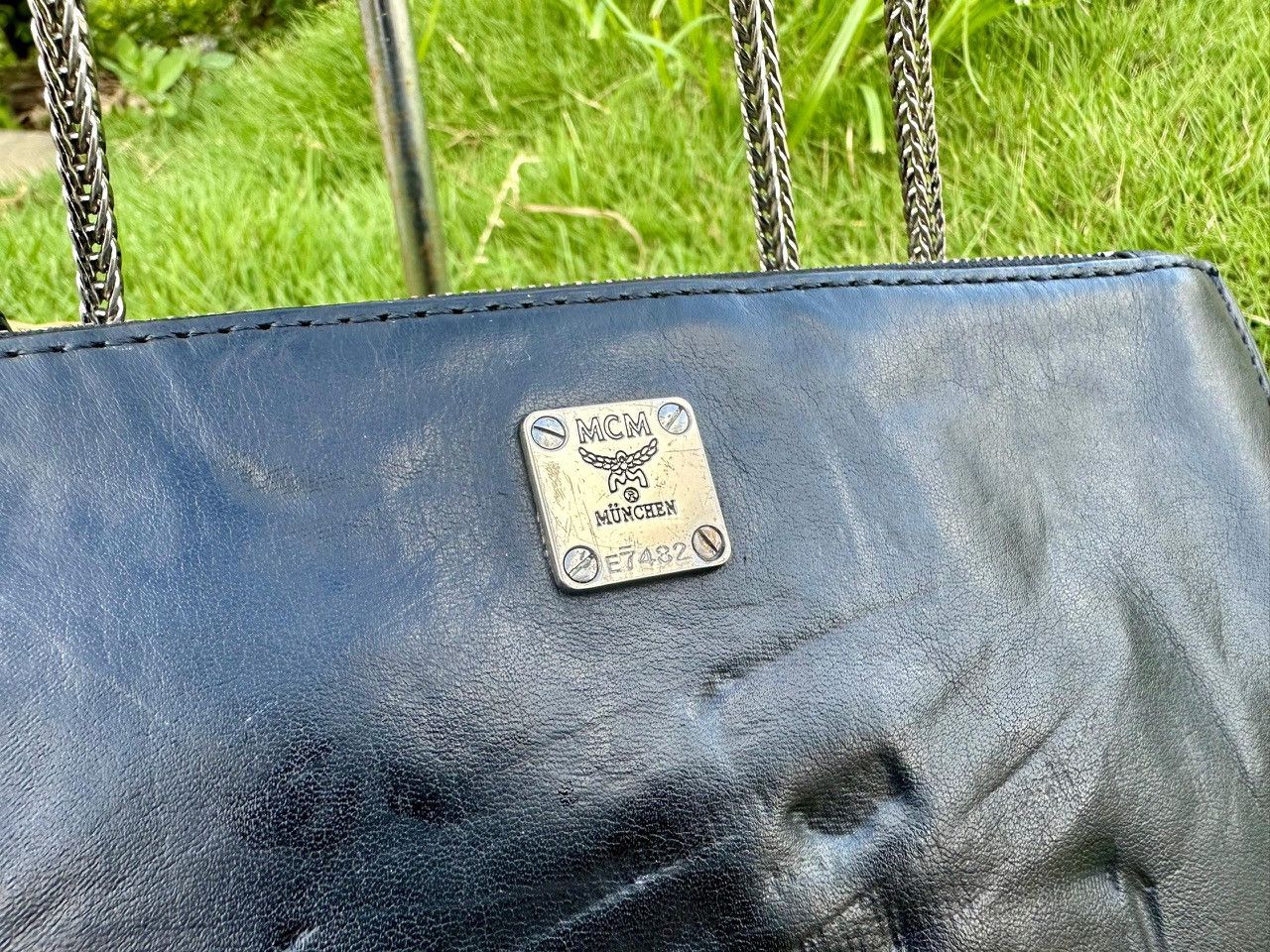 MCM Authentic MCM Lambskin Diamond Disco Shoulder Bag Size ONE SIZE - 14 Thumbnail