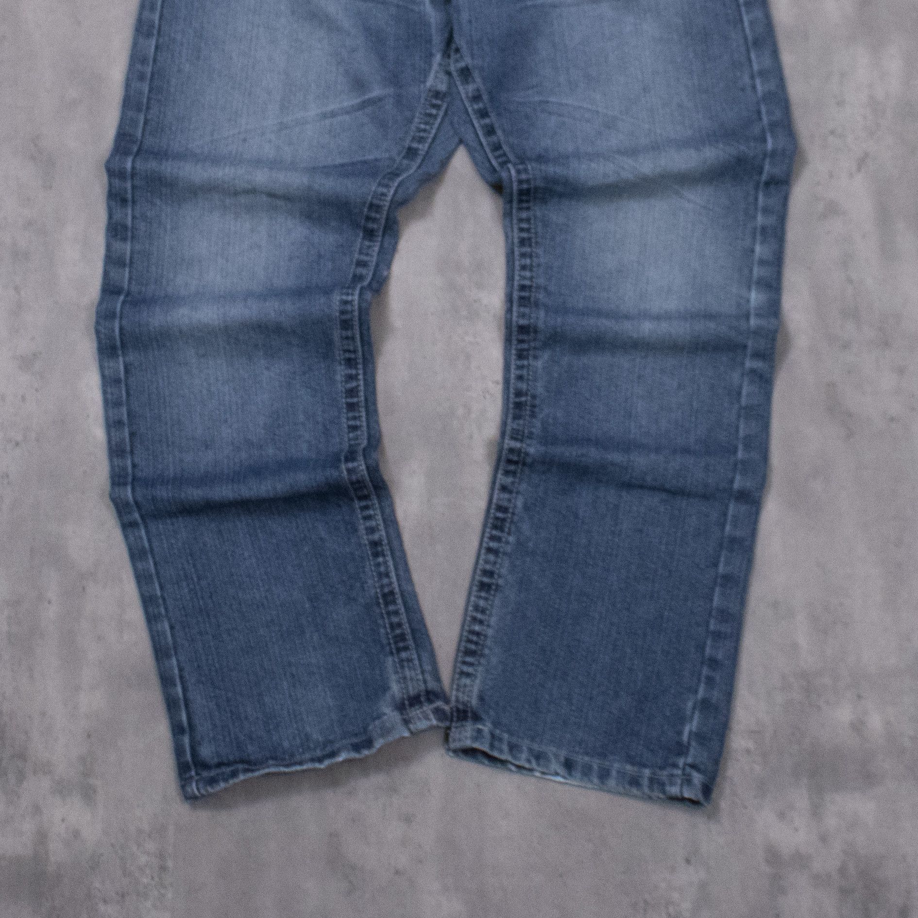 Japanese Brand Y2K Seven Souls Mid Wash Bootcut Denim Jeans Size US 34 / EU 50 - 18 Thumbnail