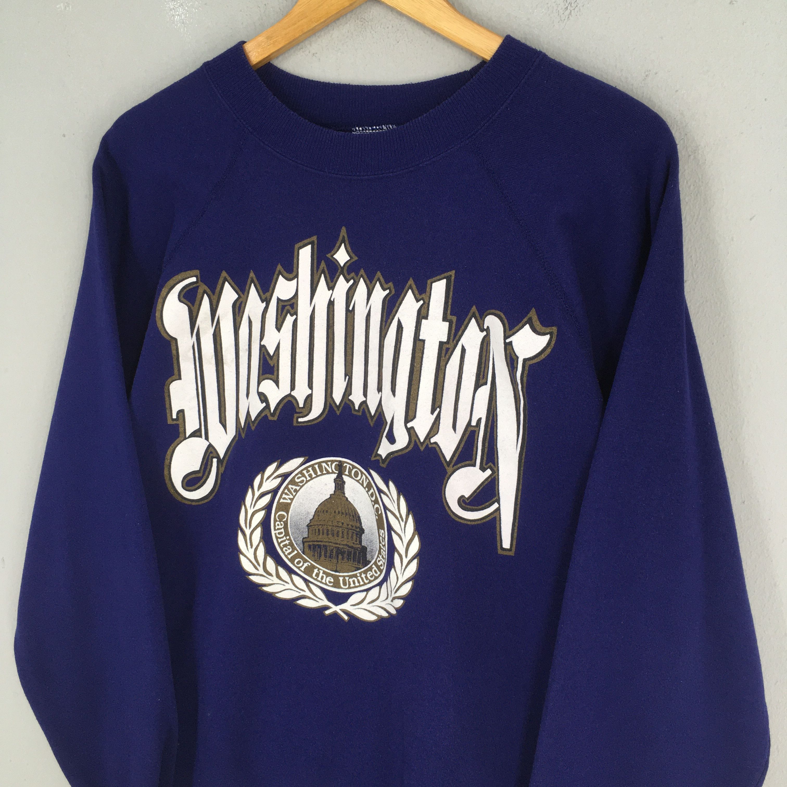 Vintage Vintage Washington Capital Of United States Sweatshirt M Size US M / EU 48-50 / 2 - 3 Thumbnail