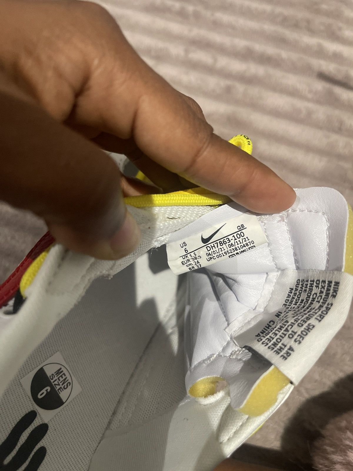 Off-White Off-White Nike Blazer Low 77 University Red Size US 6 / EU 39 - 7 Thumbnail